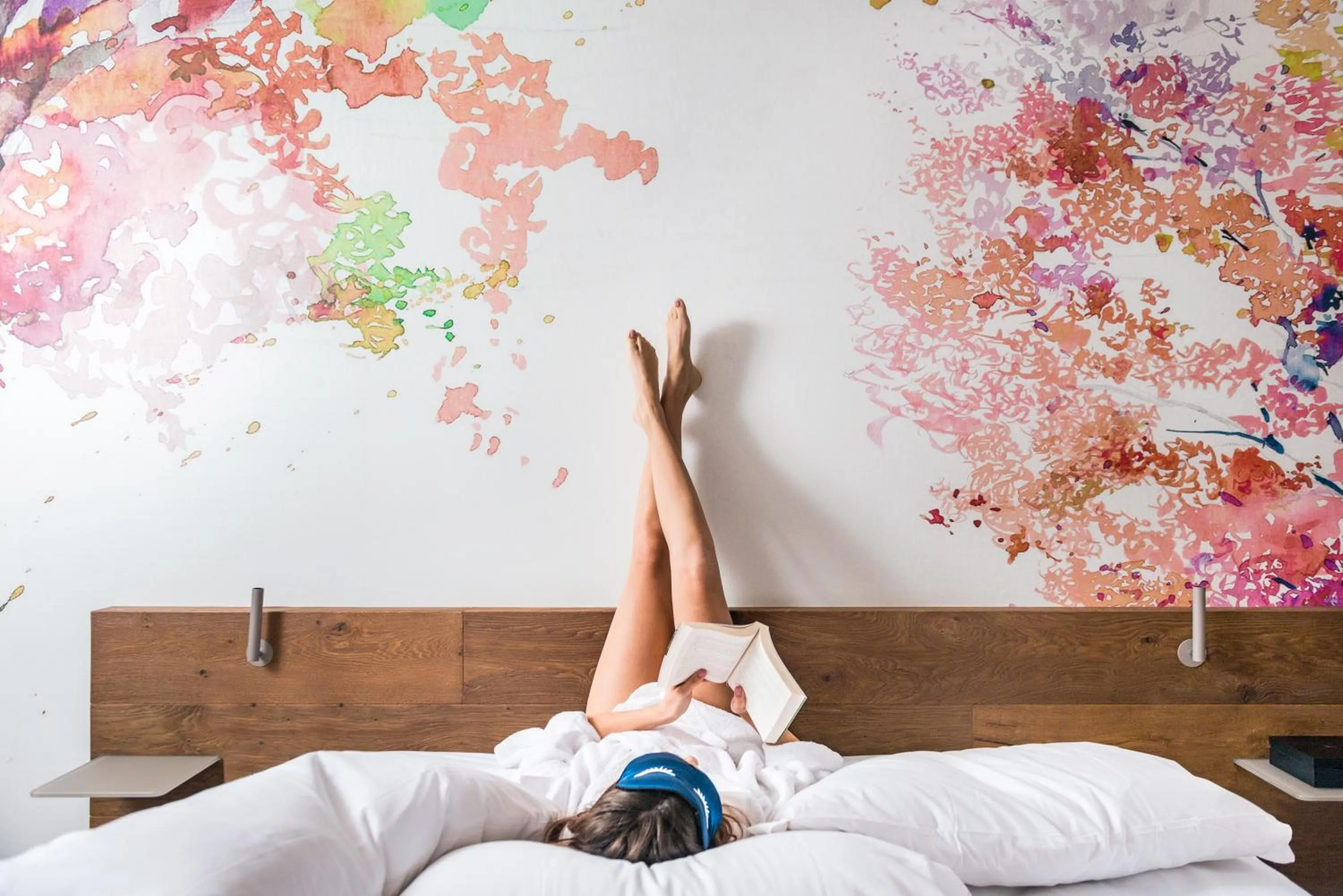 Bed in QC Room San Pellegrino