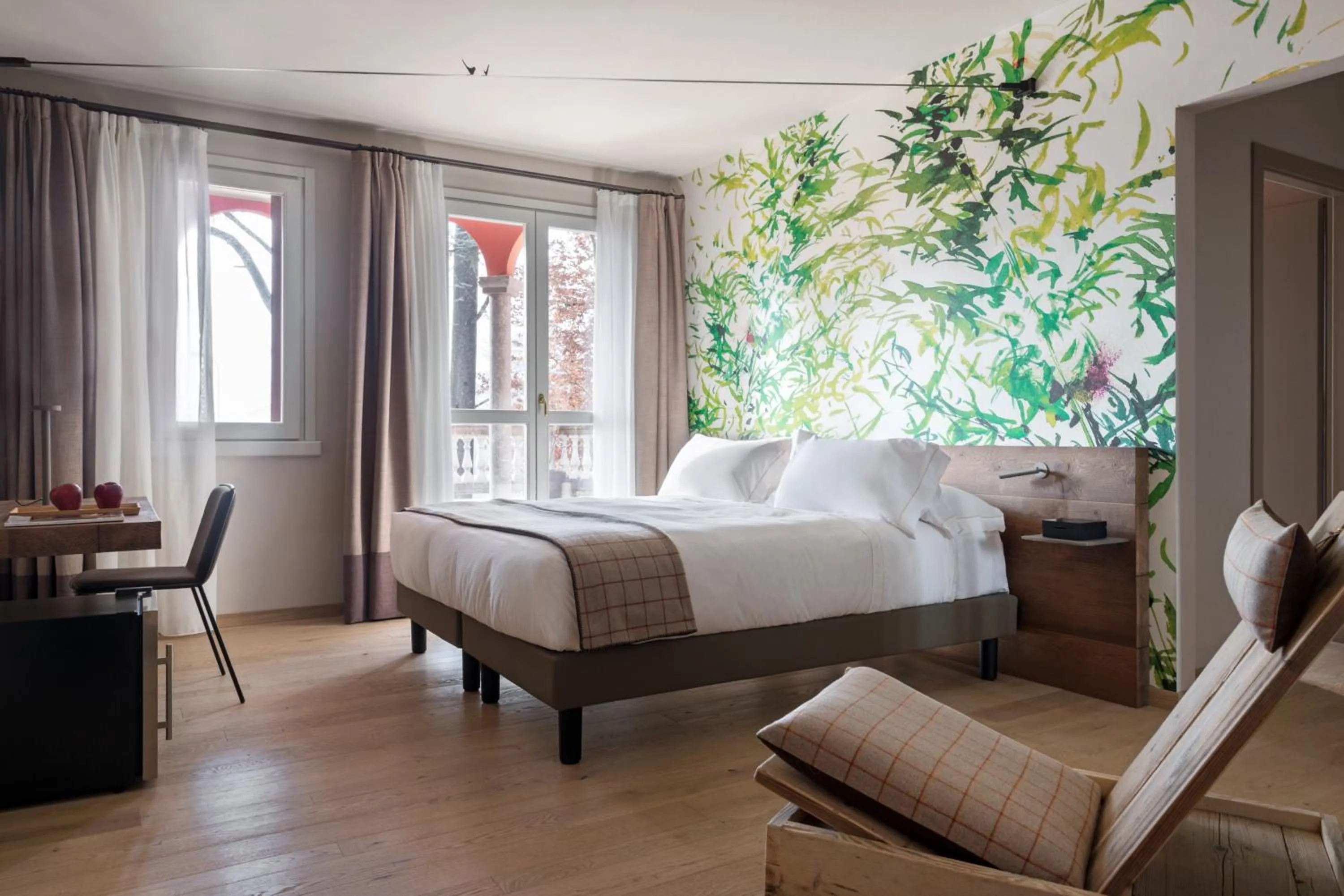 Bedroom, Bed in QC Room San Pellegrino