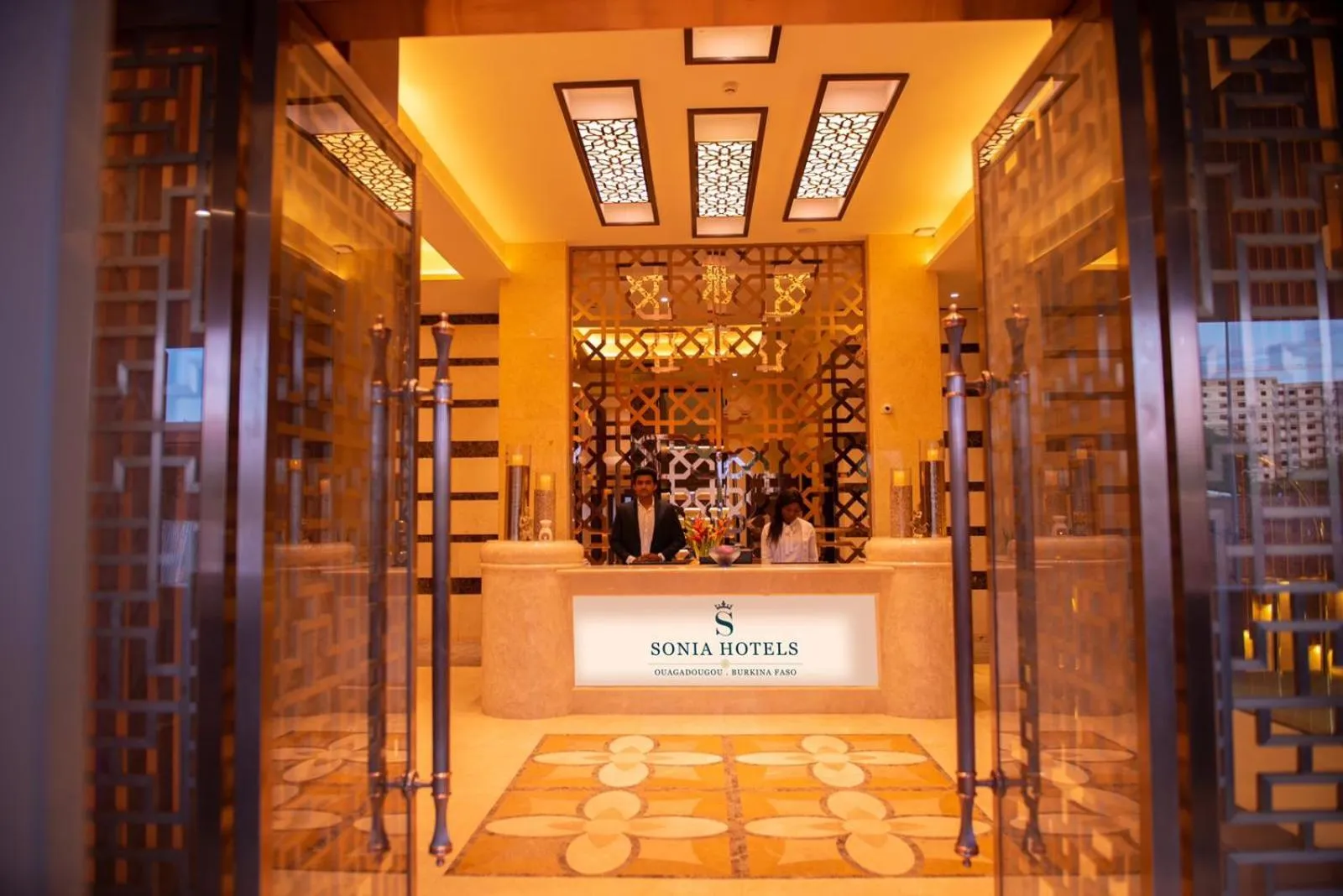 Facade/entrance in Sonia Hotel