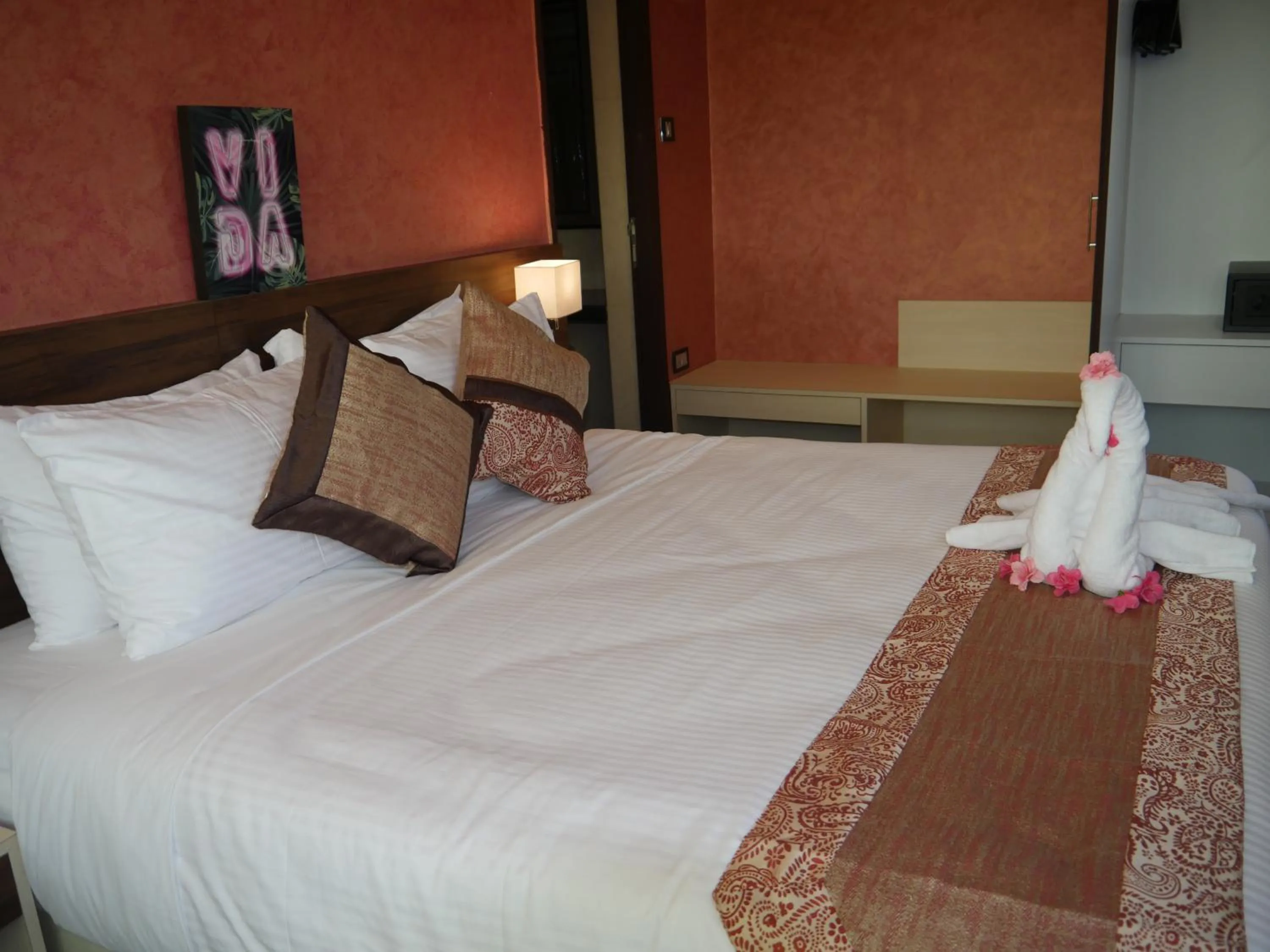 Bed in Sonia Hotel