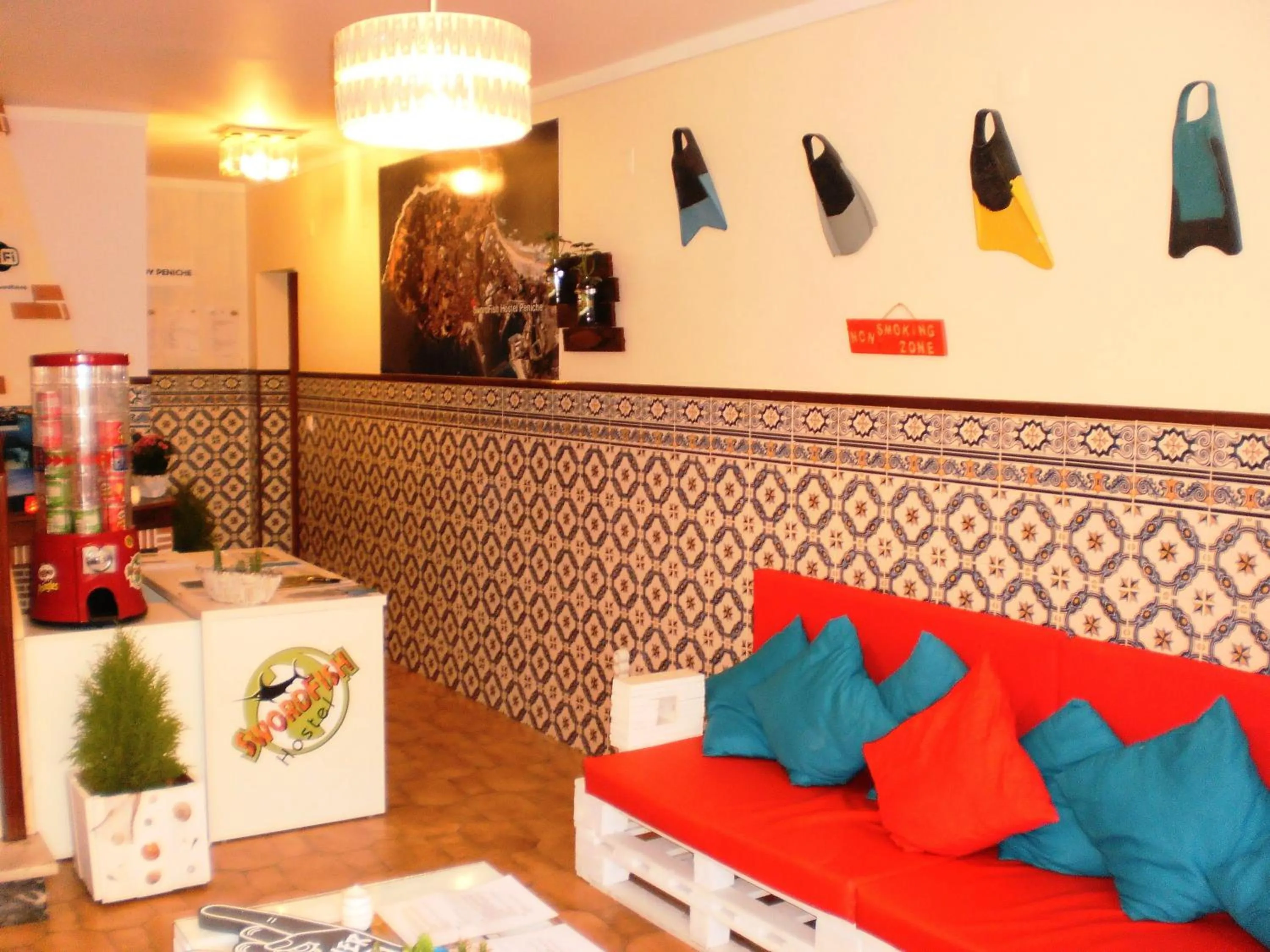 Living room in SwordFish Eco-House Peniche