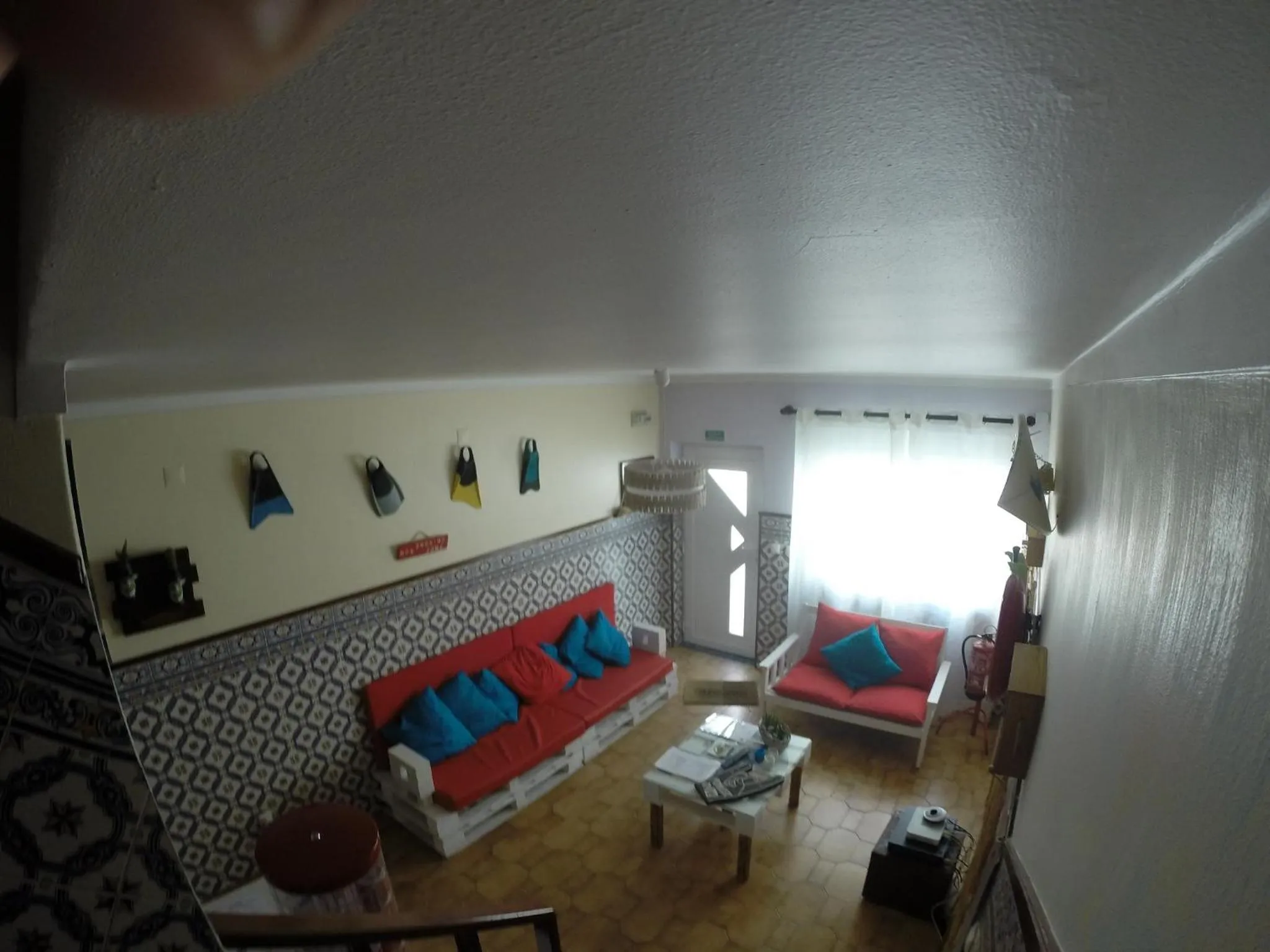 Living room, Bed in SwordFish Eco-House Peniche