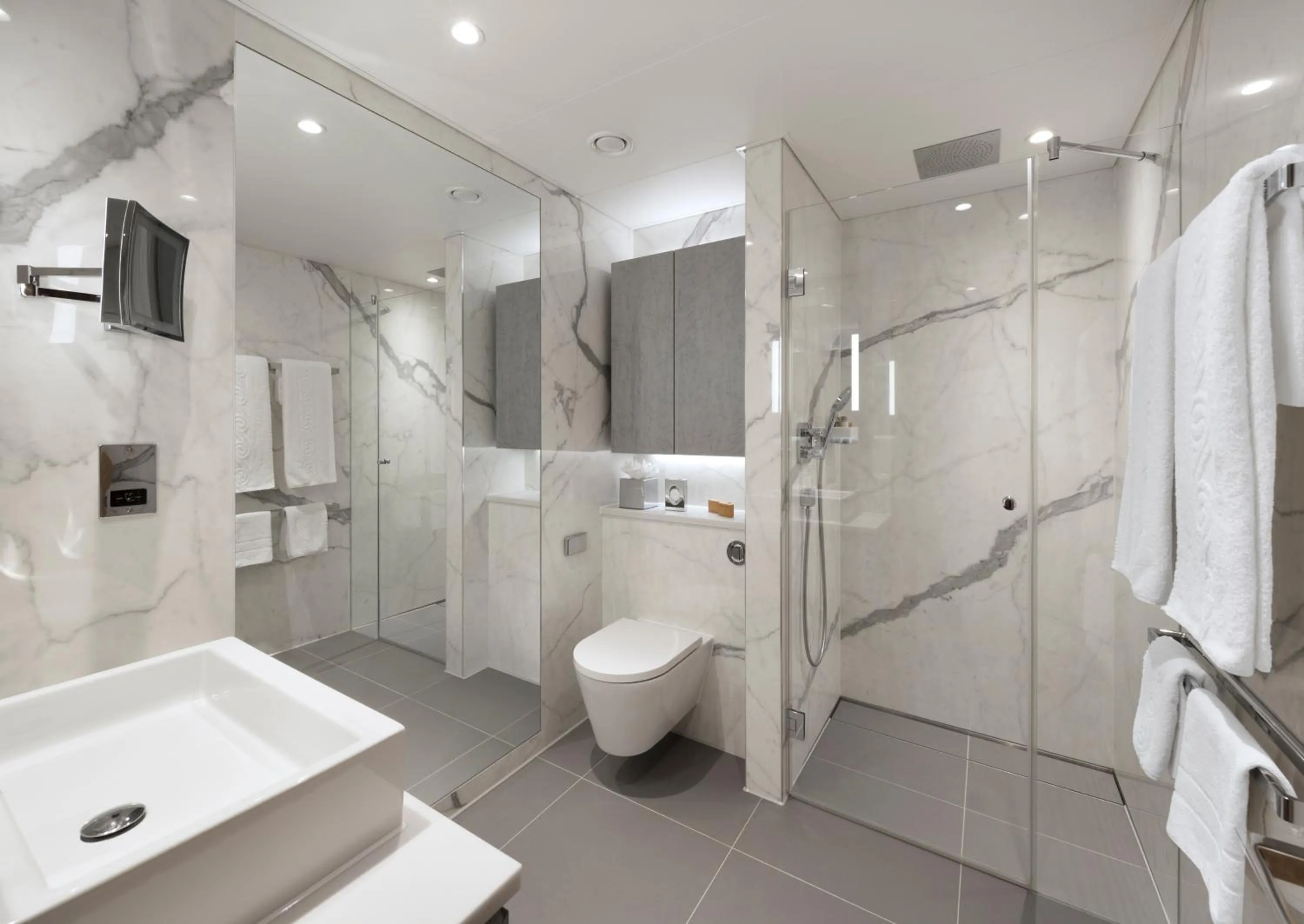Shower in Tower Suites by Blue Orchid