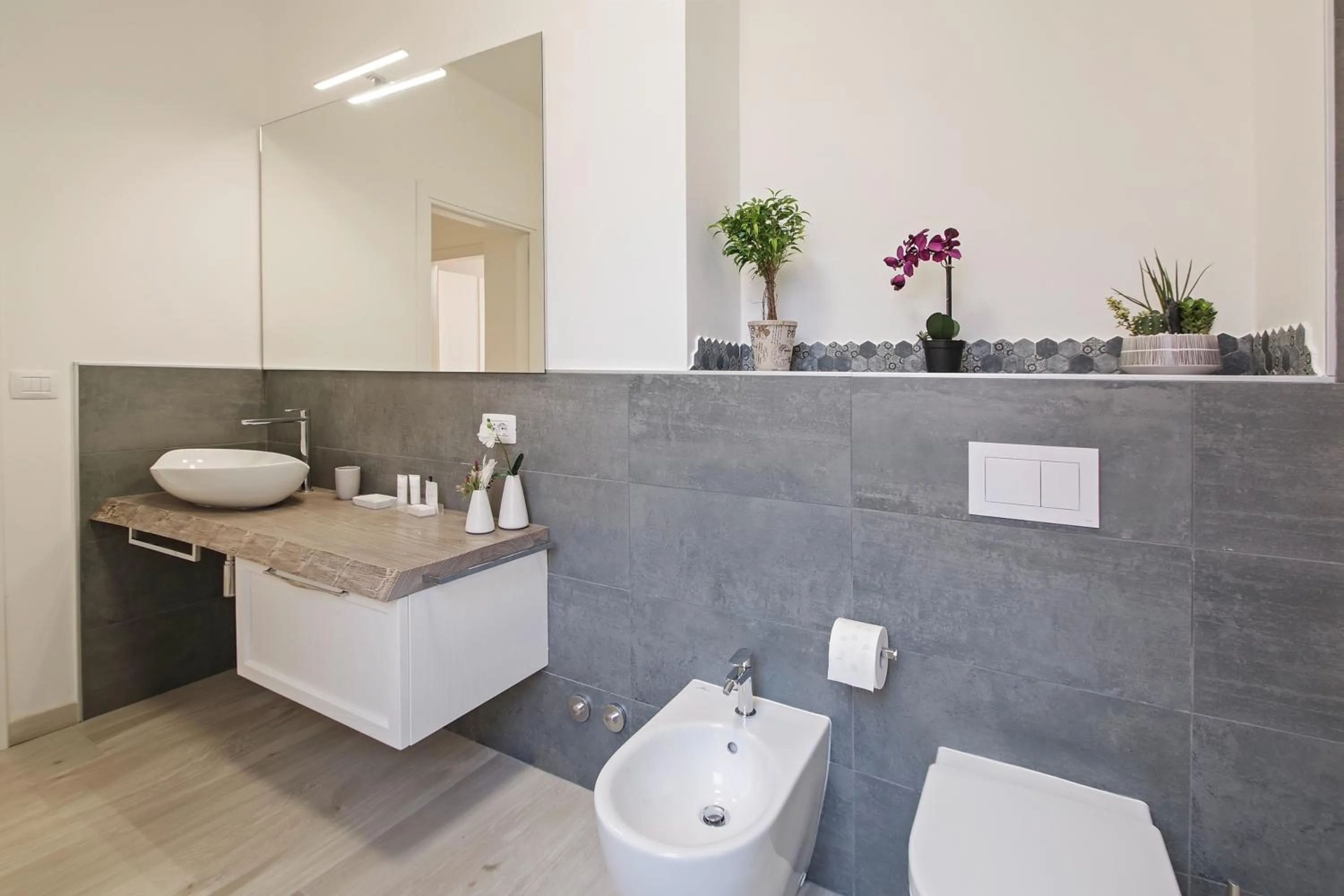 Bathroom in B&BO la Frasca