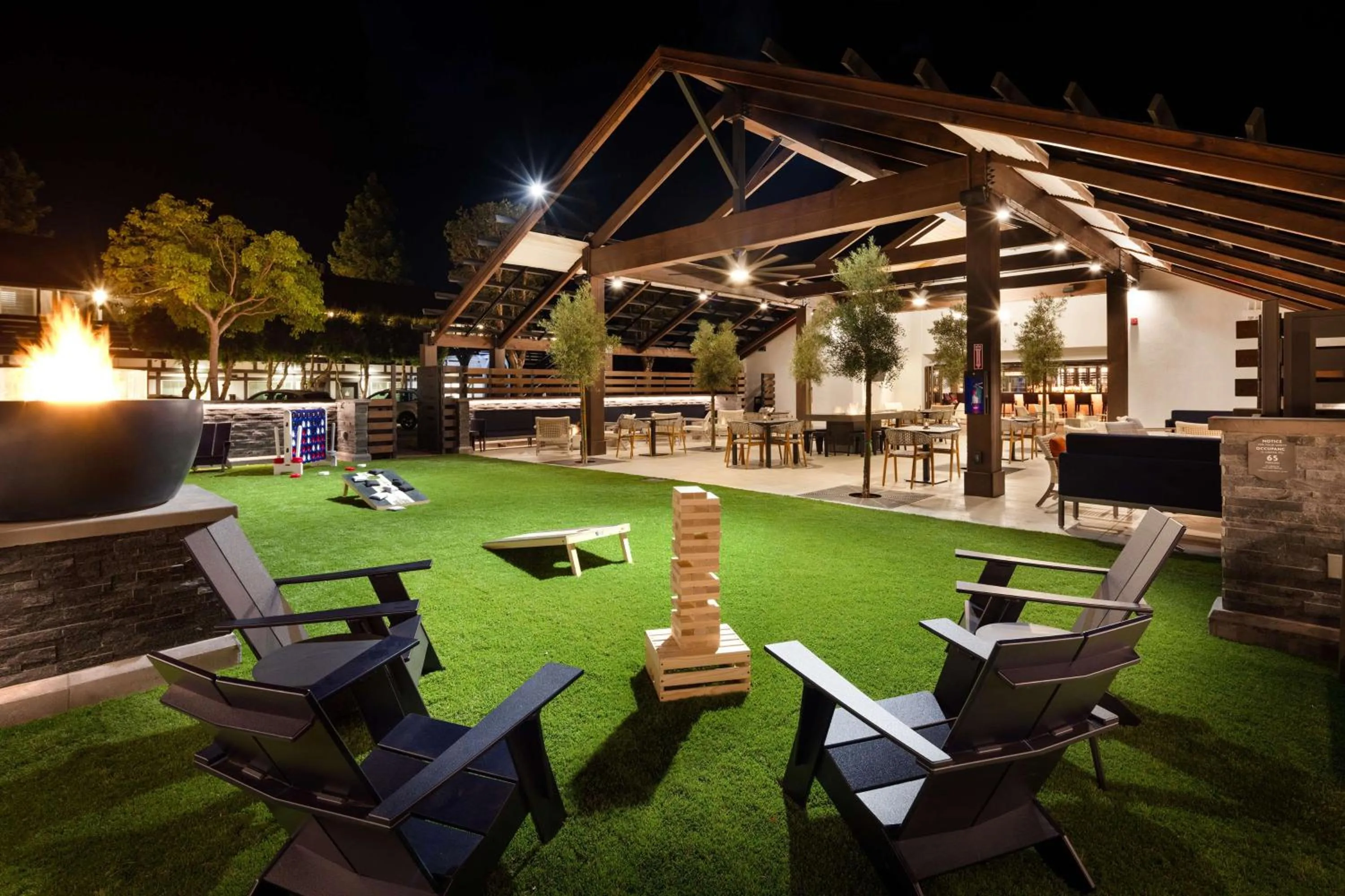 Inner courtyard view in The Hadsten Solvang, Tapestry Collection by Hilton