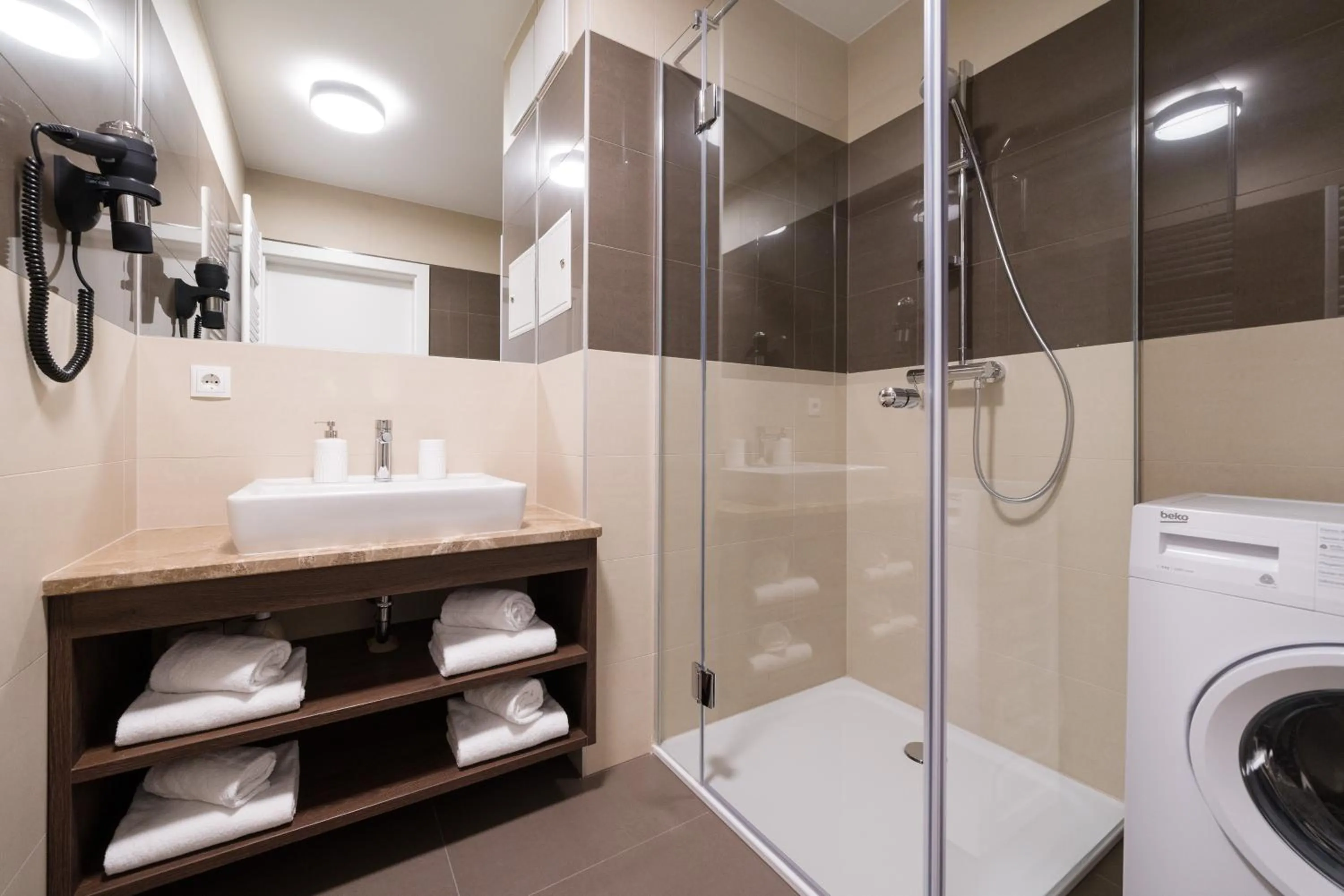 Shower in MyApartments Vienna