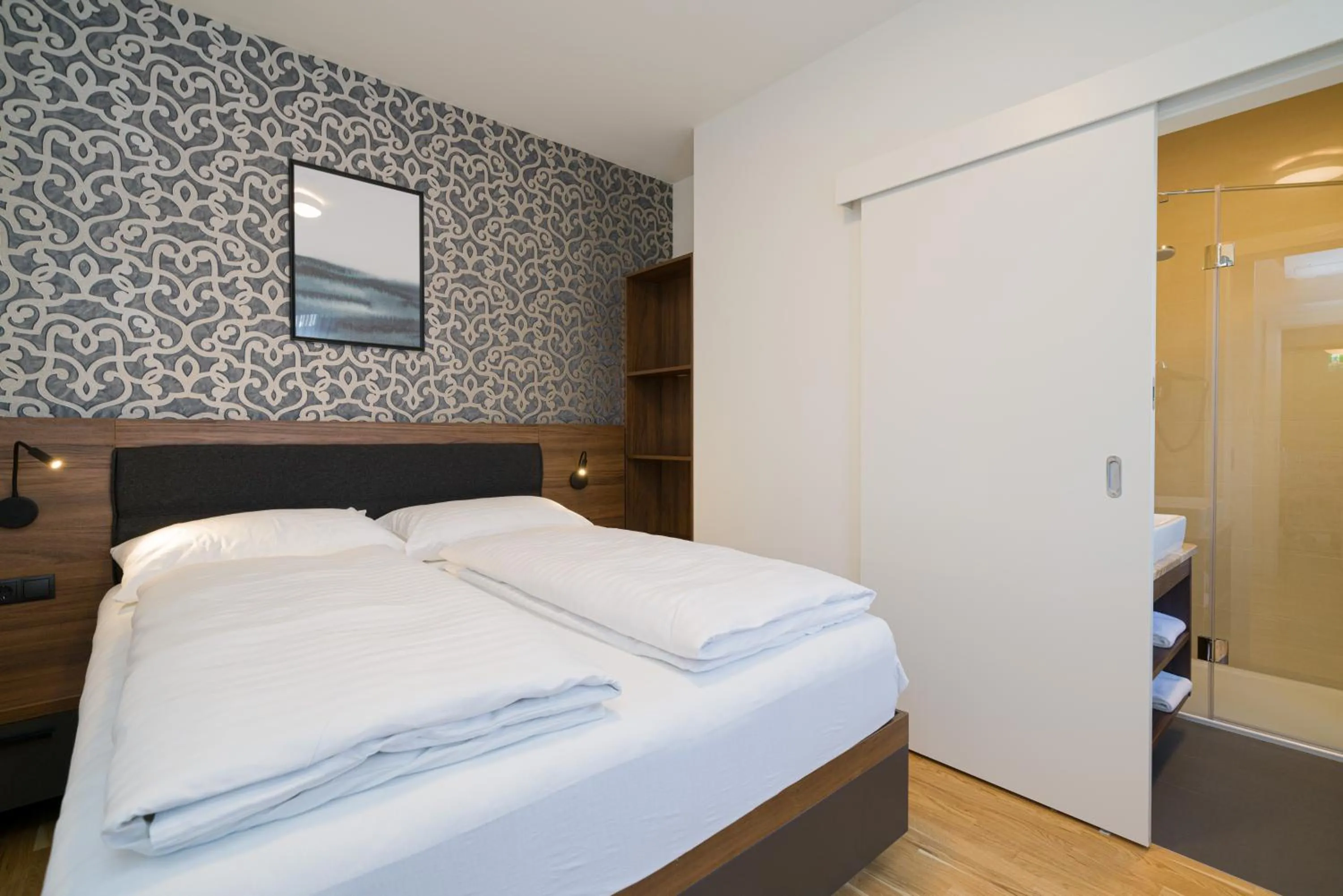 Bed in MyApartments Vienna