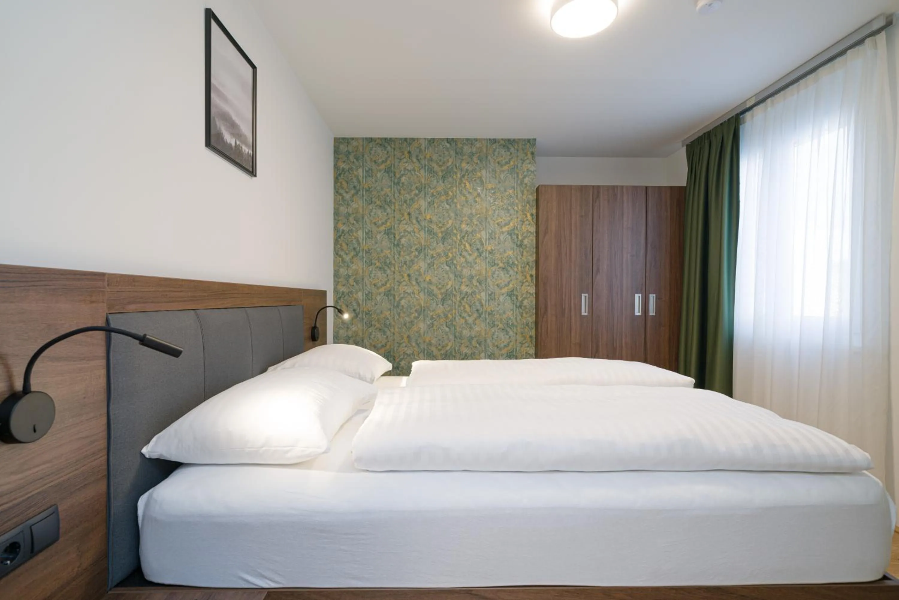 Bed in MyApartments Vienna