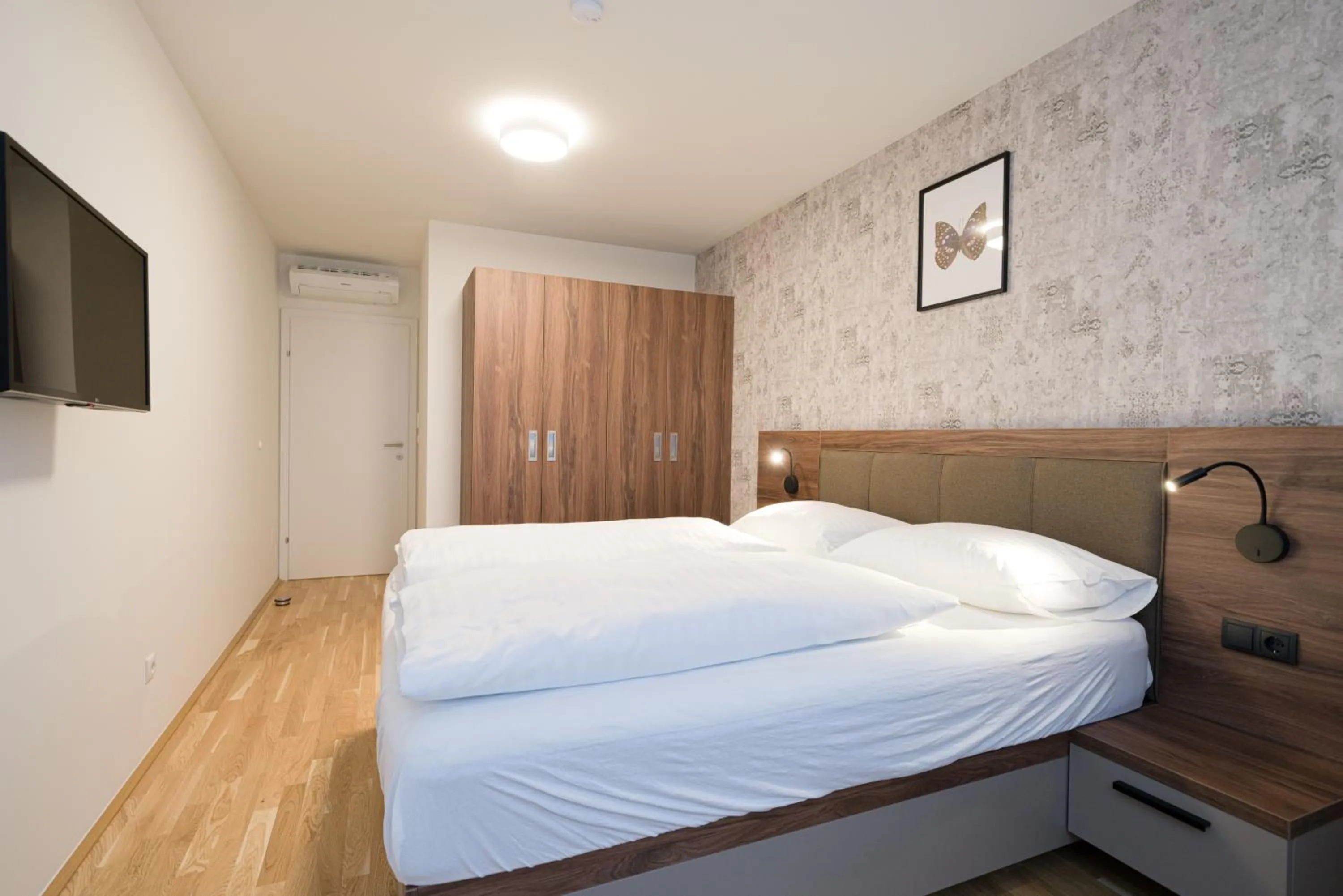 Bed in MyApartments Vienna