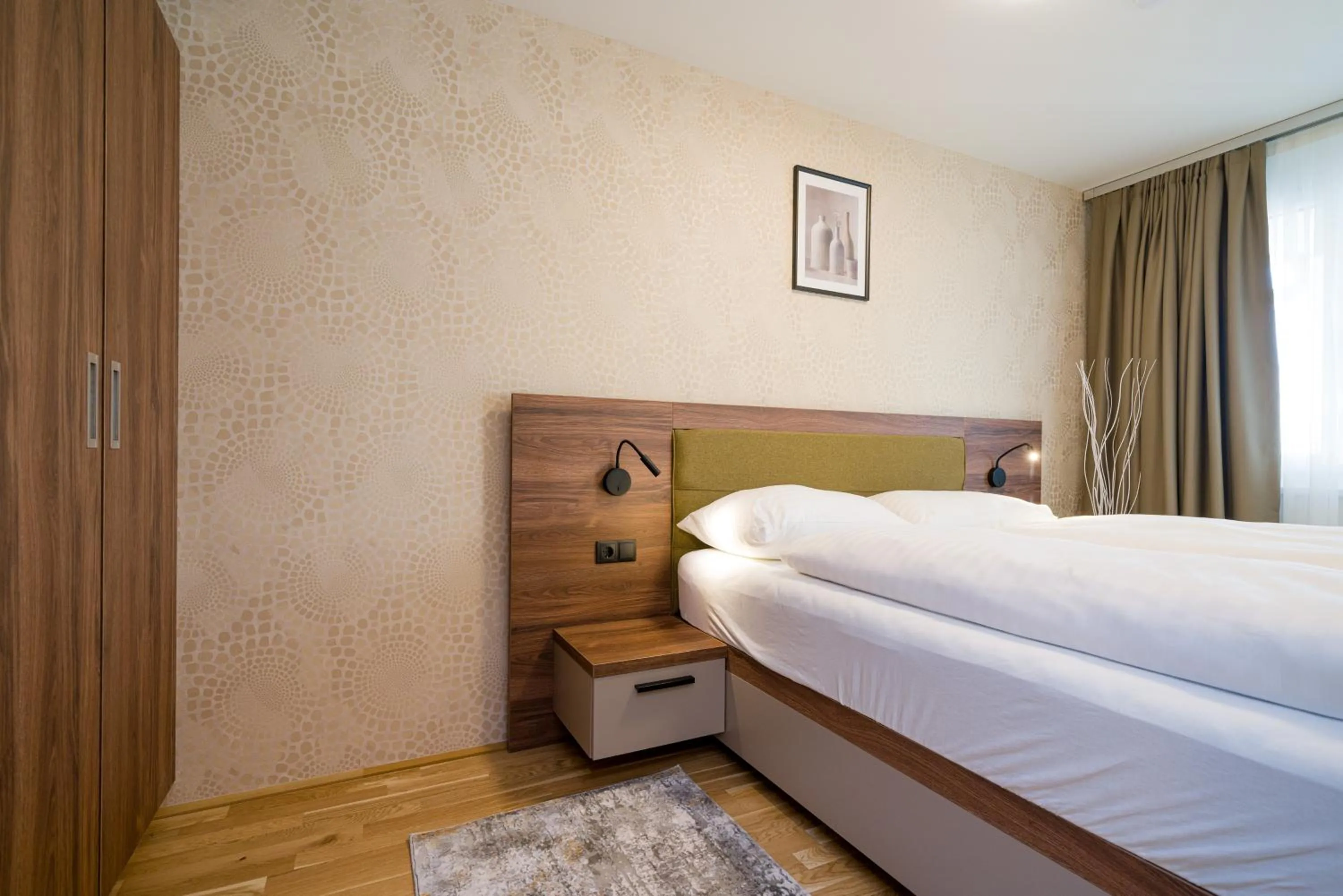 Bed in MyApartments Vienna