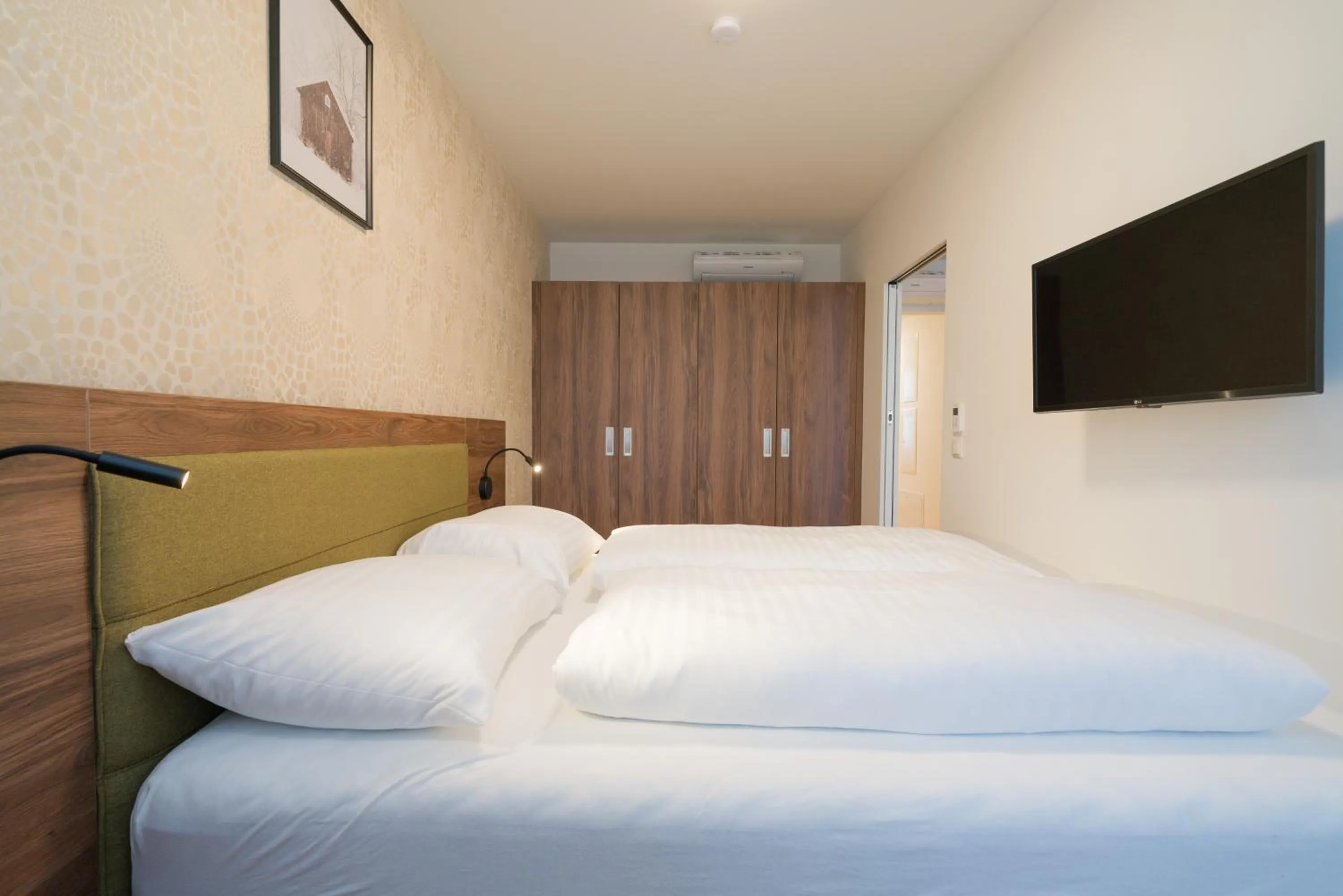 Bed in MyApartments Vienna