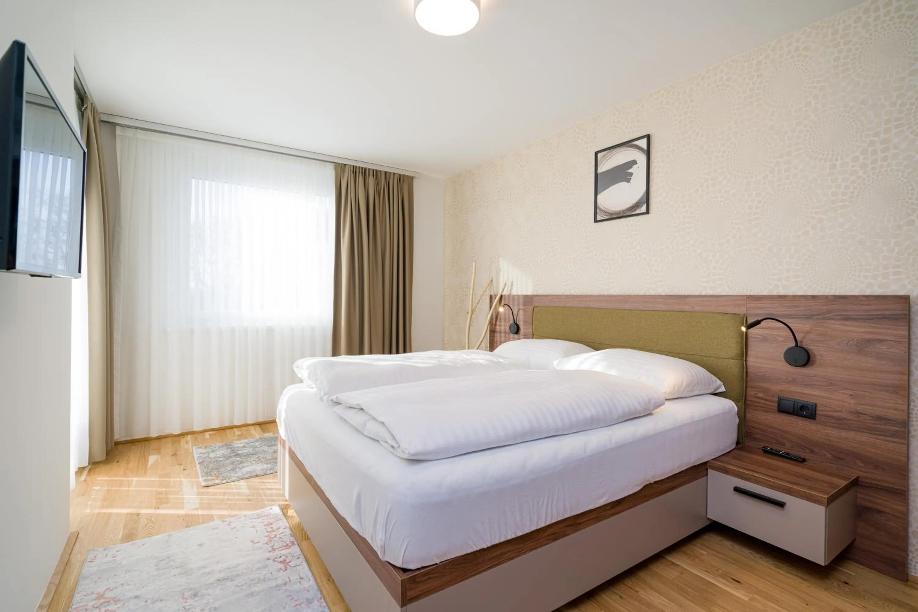 Bed in MyApartments Vienna