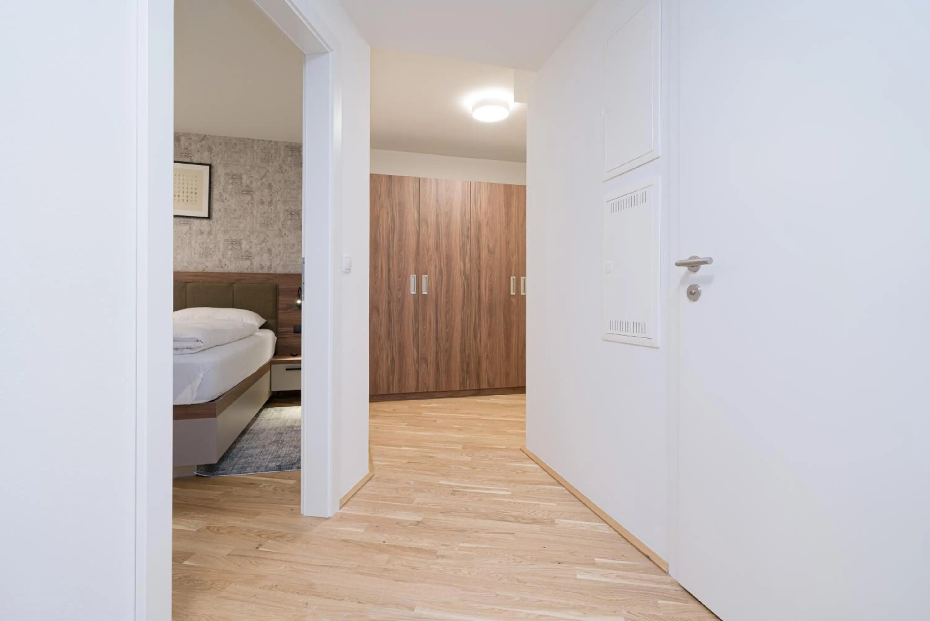 Toilet, Bed in MyApartments Vienna