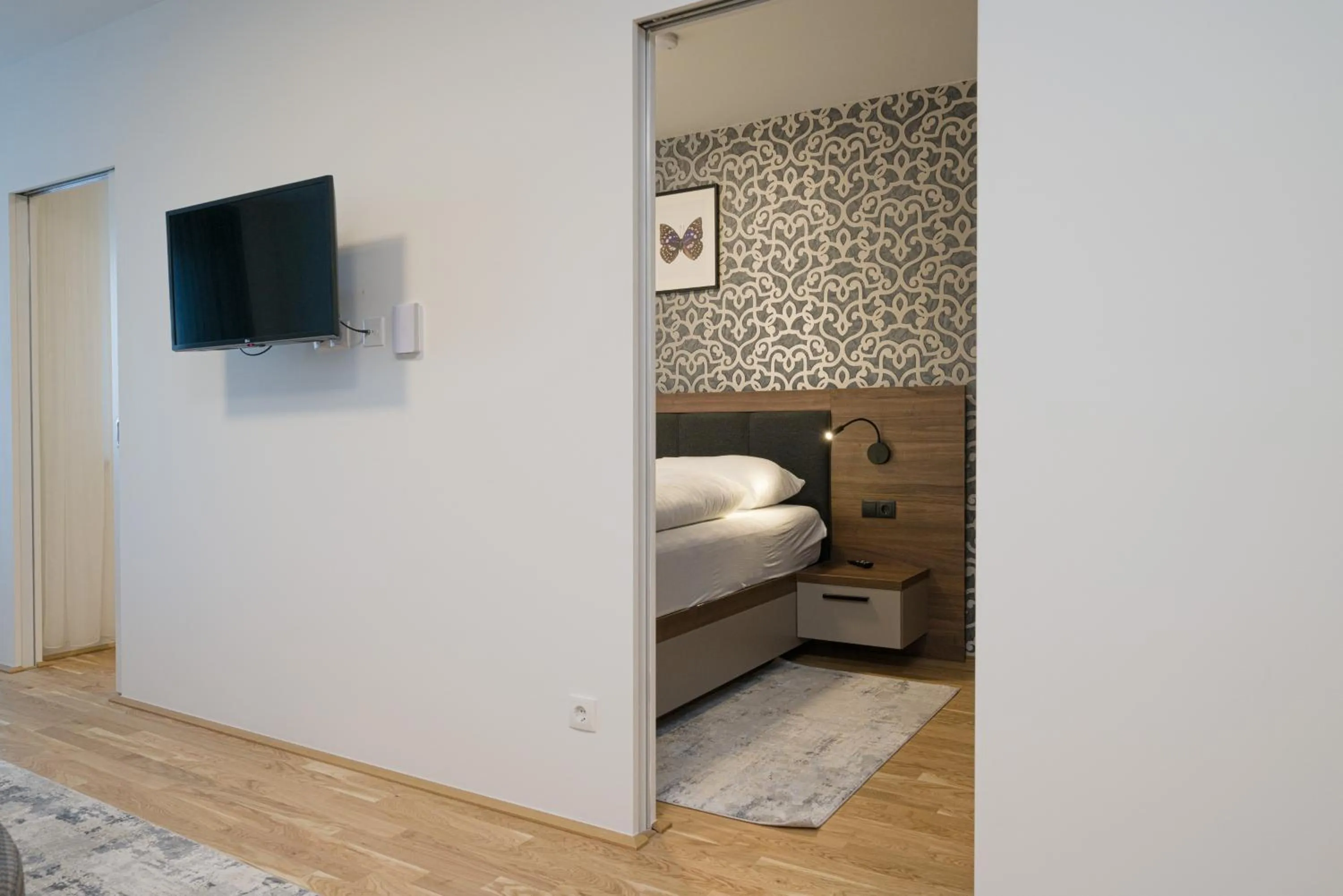 Bed in MyApartments Vienna