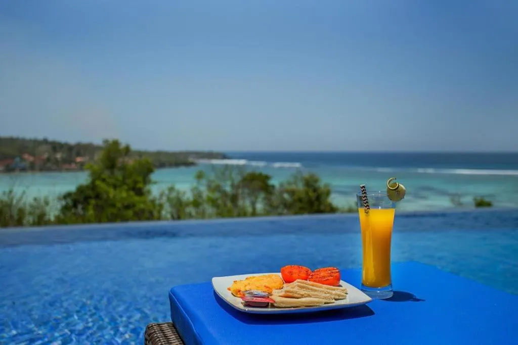 Buffet breakfast in Ocean Paradise Cottage