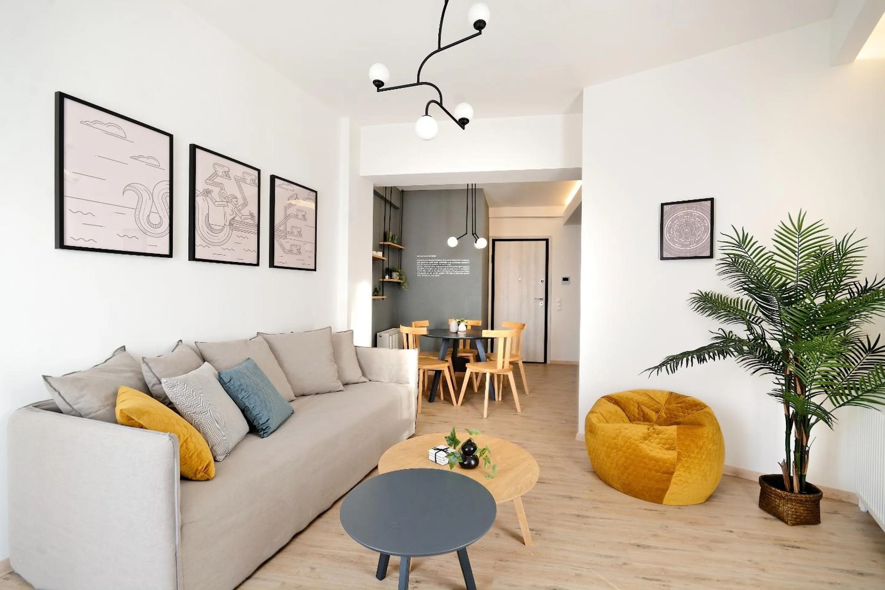 Living room in Odyssey Residence