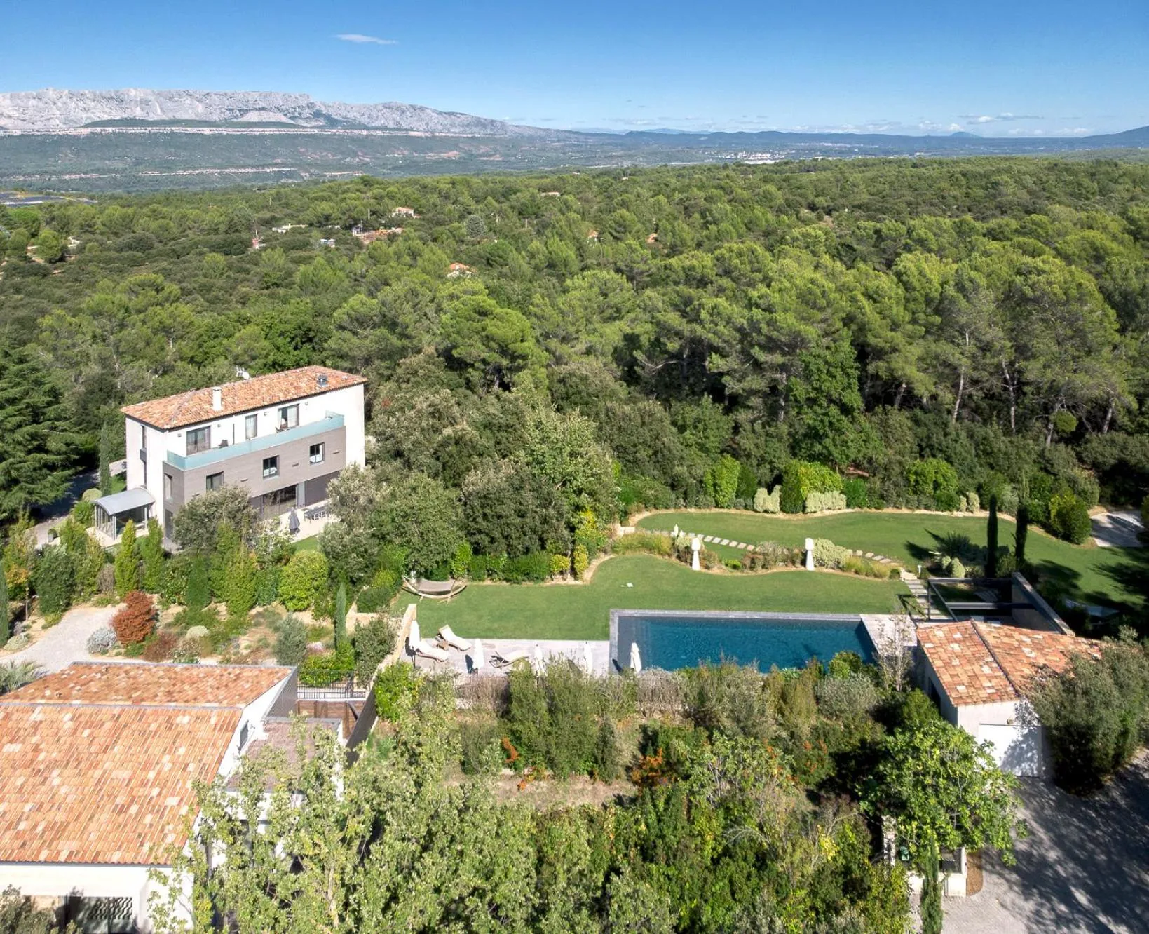 Garden in Domaine Rampale