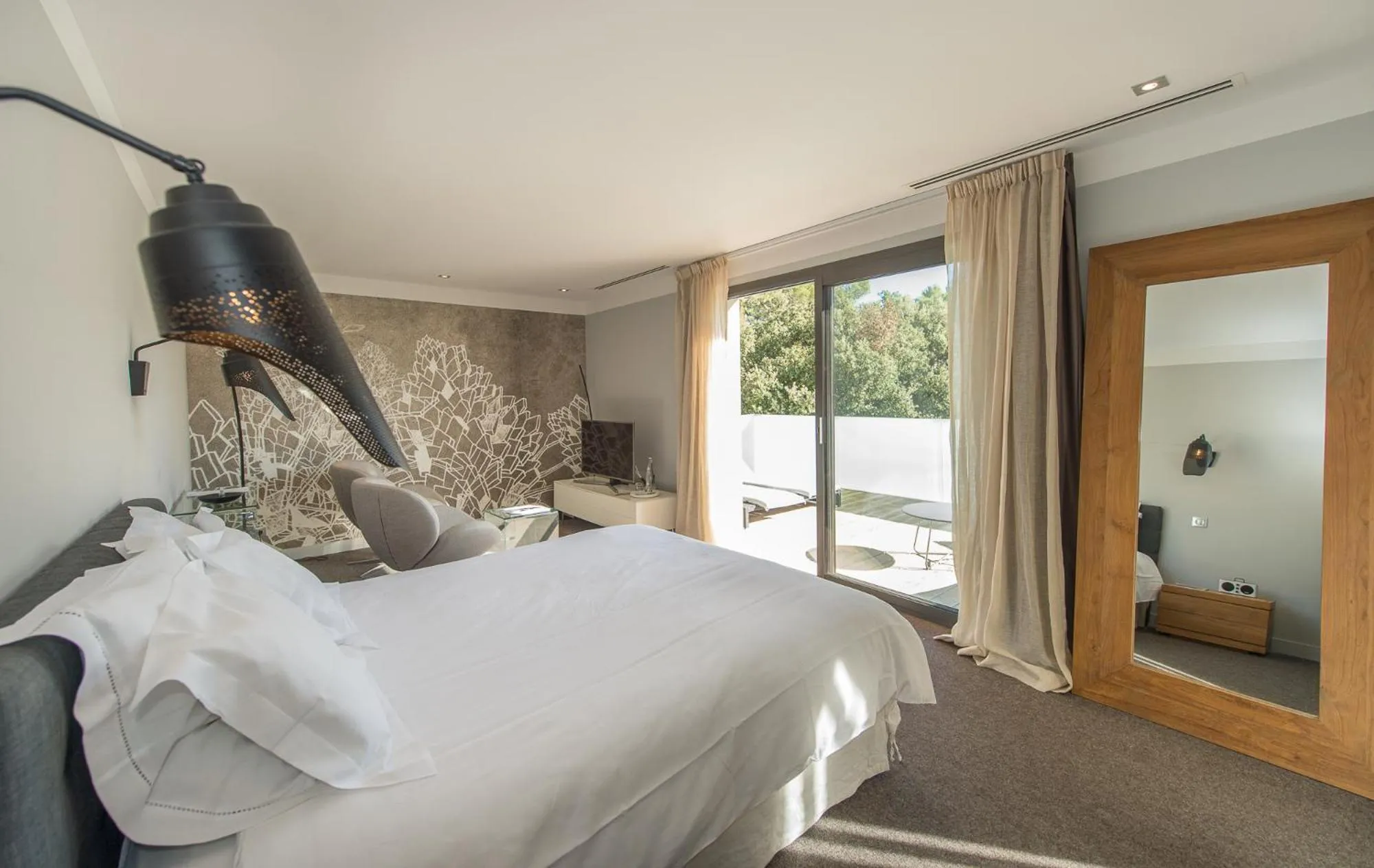 Bedroom, Bed in Domaine Rampale