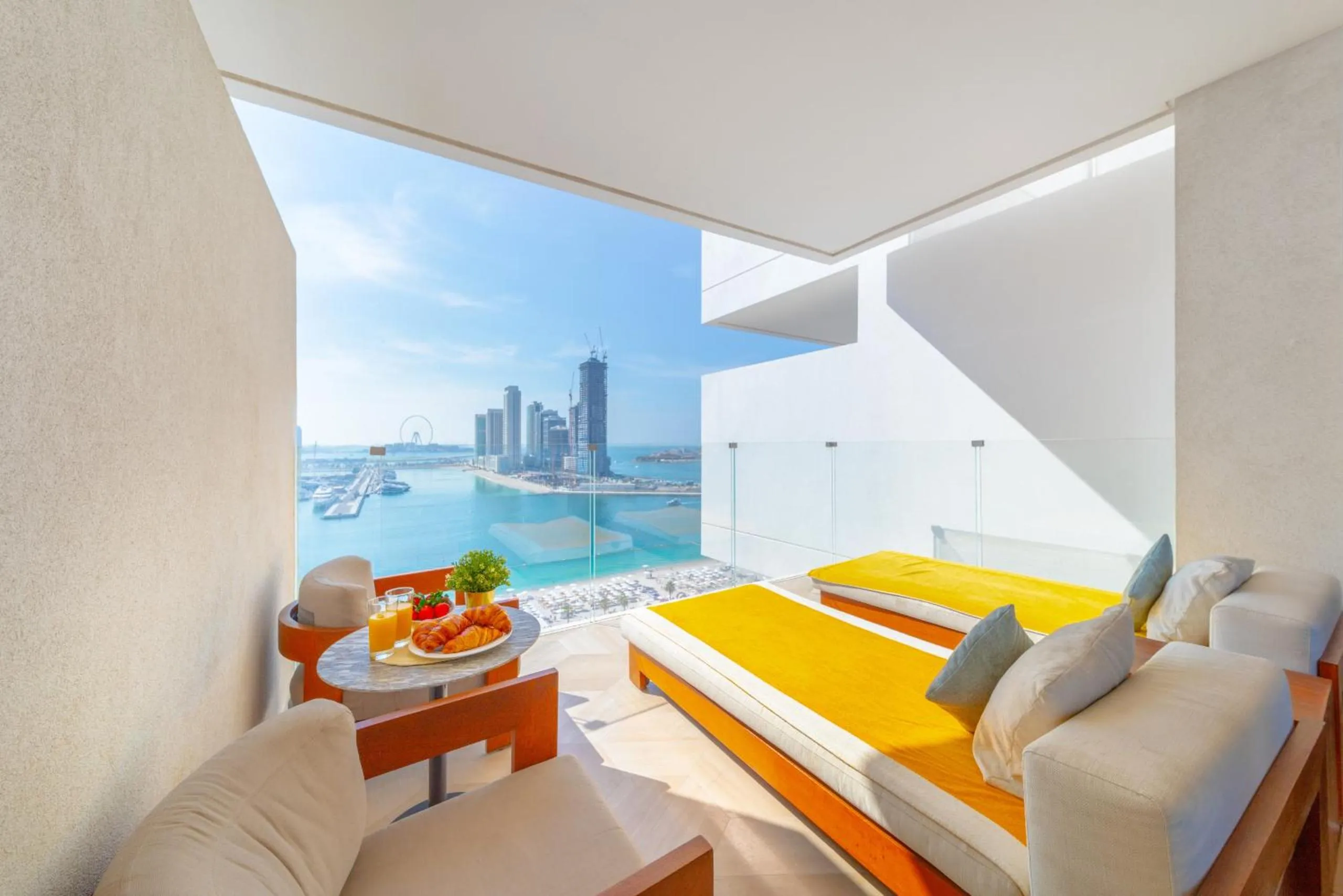 Balcony/Terrace, Bed in EDEN'S Homes & Villas - FIVE Palm Residences