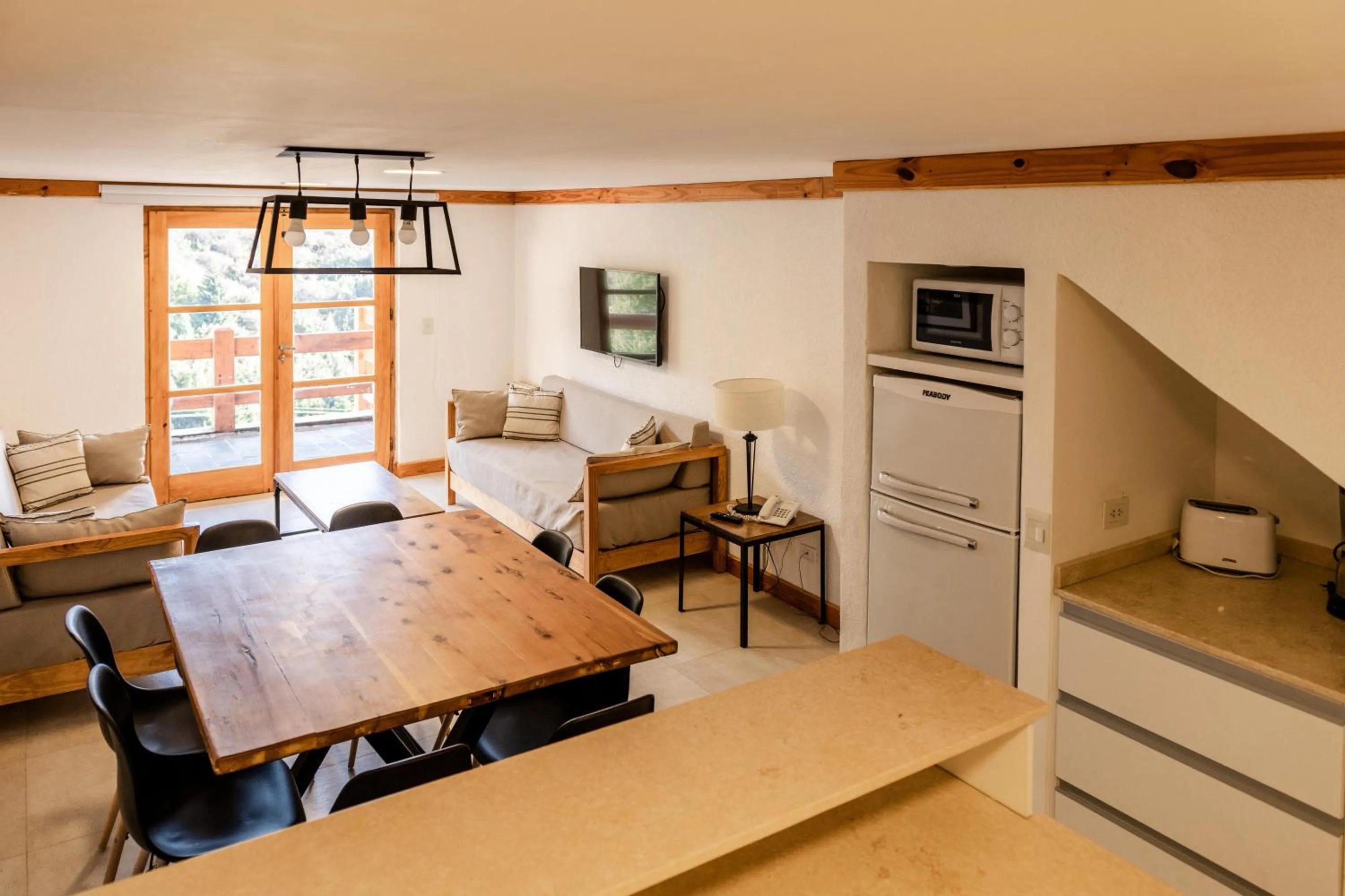 Kitchen or kitchenette in Hostería del Cerro