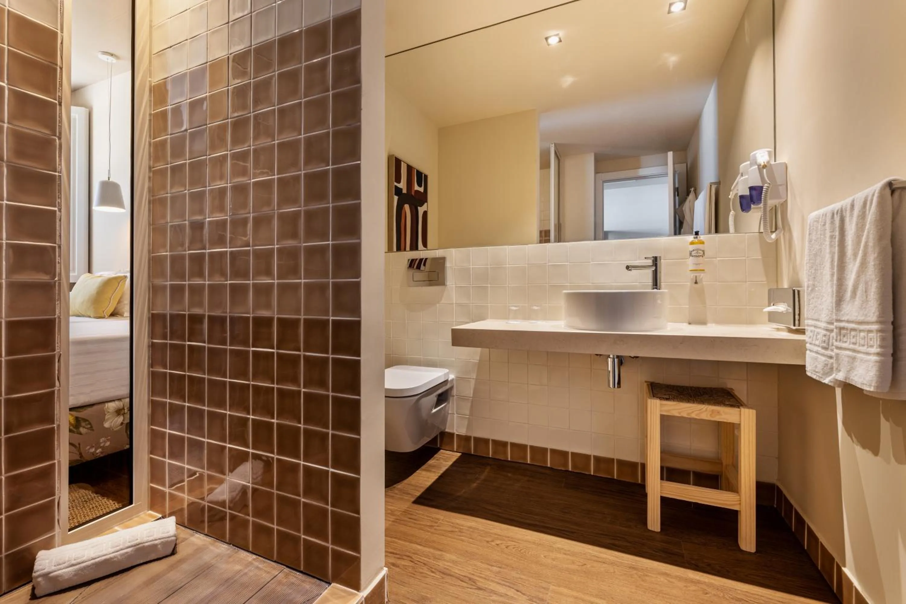 Bathroom in Pousada Vila Real Santo Antonio