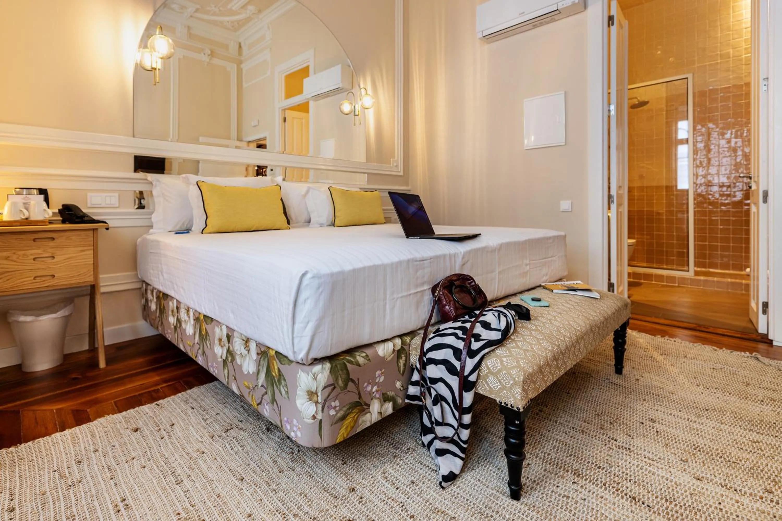 Bed in Pousada Vila Real Santo Antonio