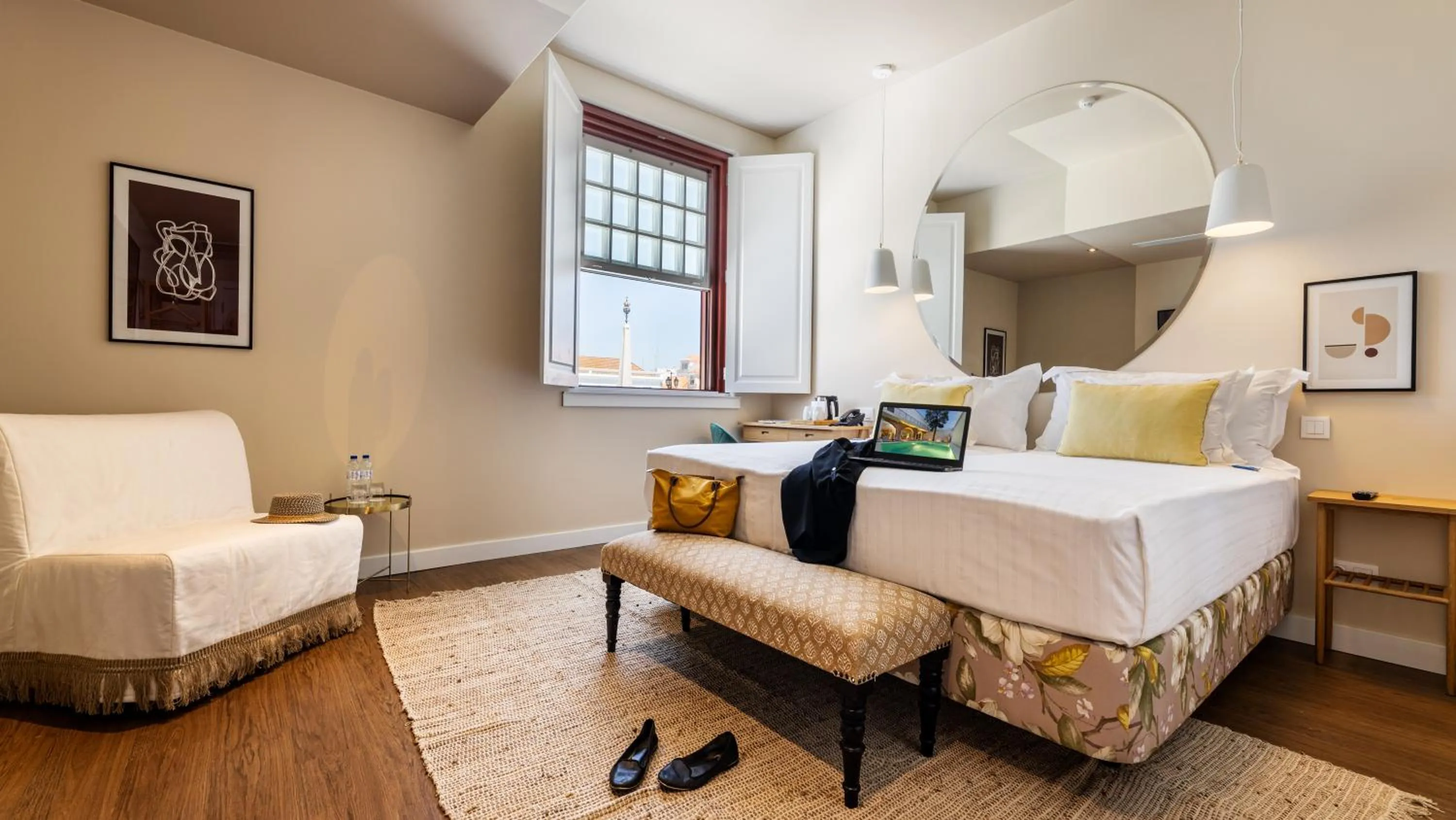 Bed in Pousada Vila Real Santo Antonio