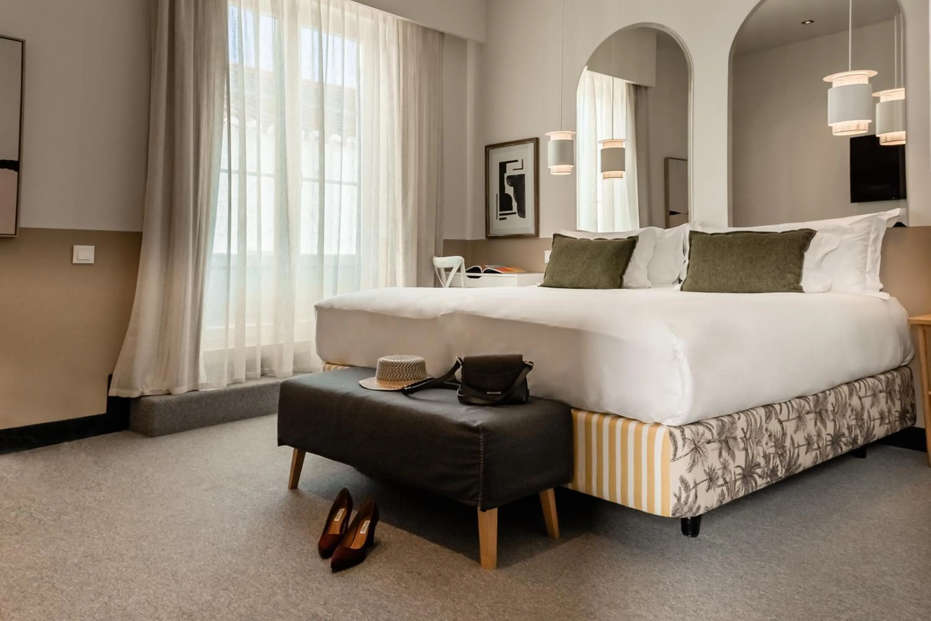 Bed in Pousada Vila Real Santo Antonio