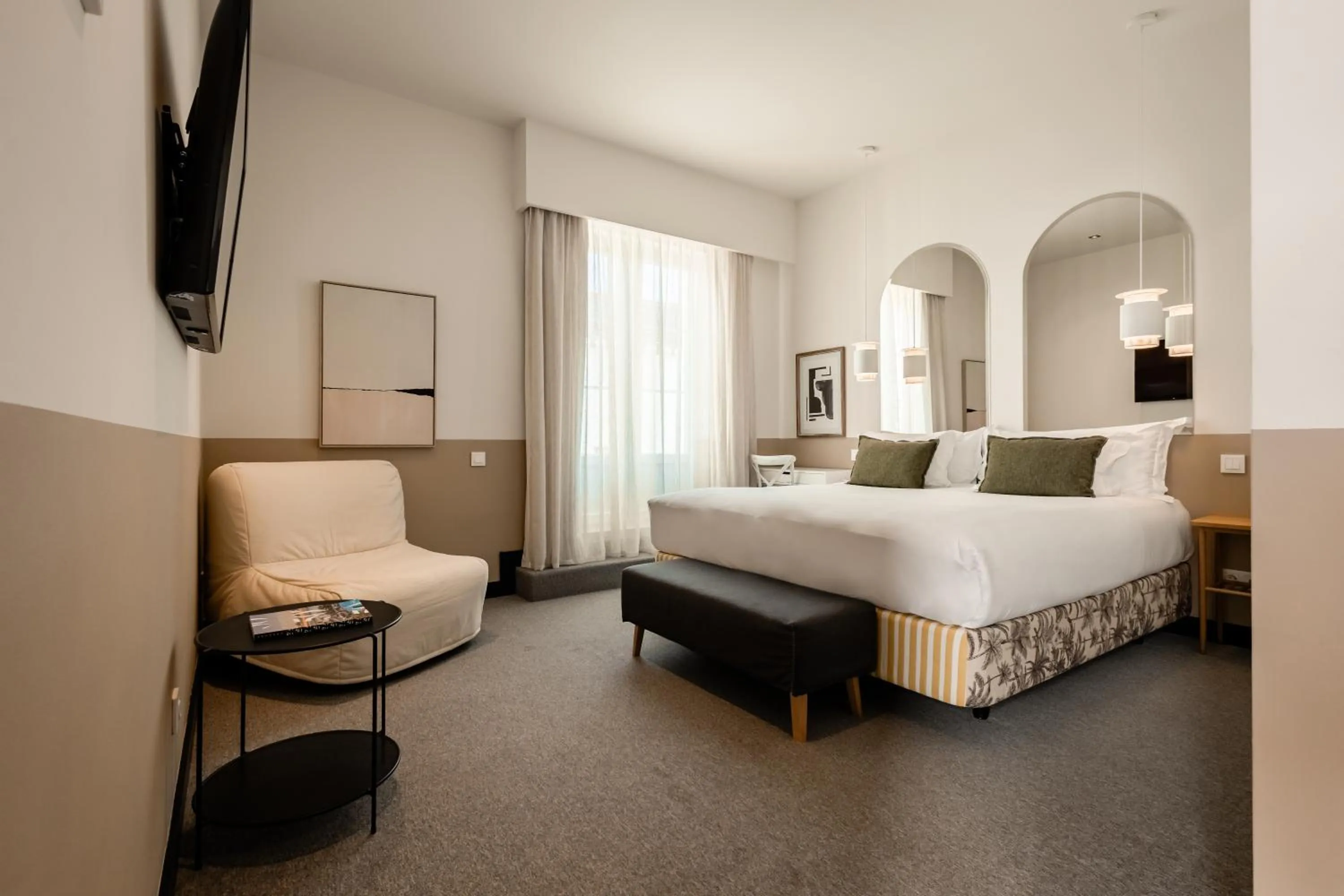 Bed in Pousada Vila Real Santo Antonio