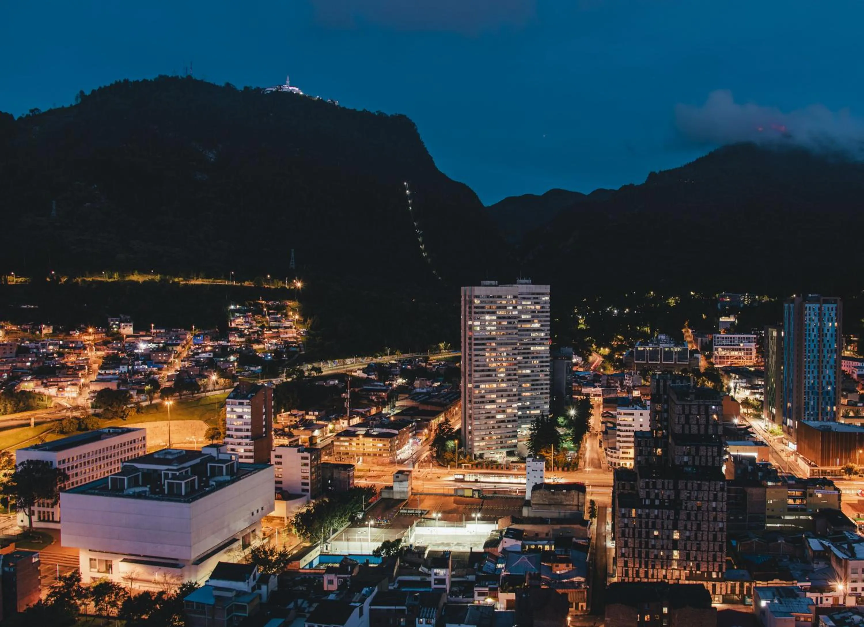 Night in Spotty Bogotá Centro