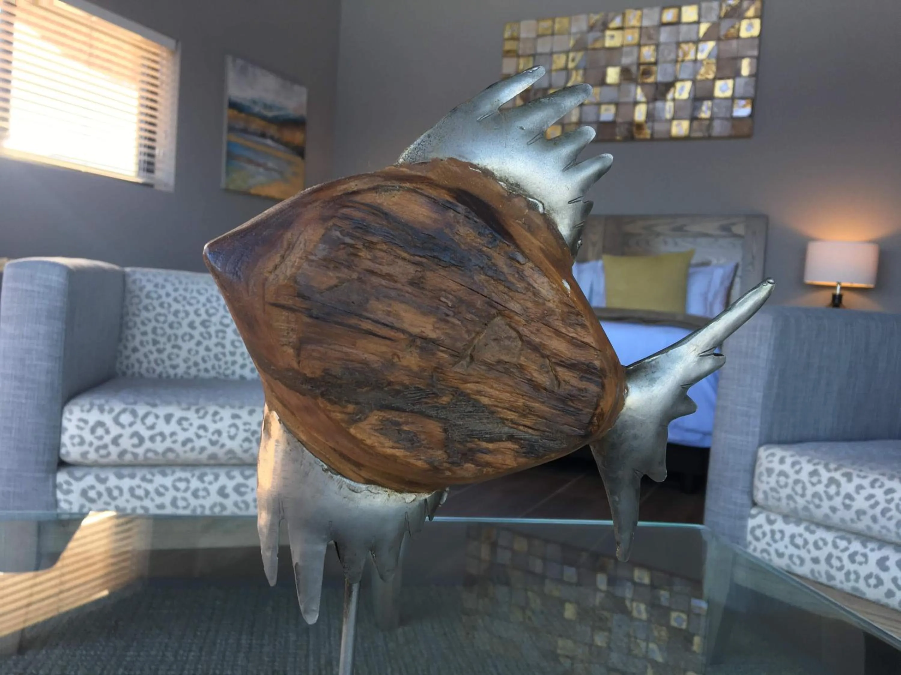 Living room in Jbay Zebra Lodge