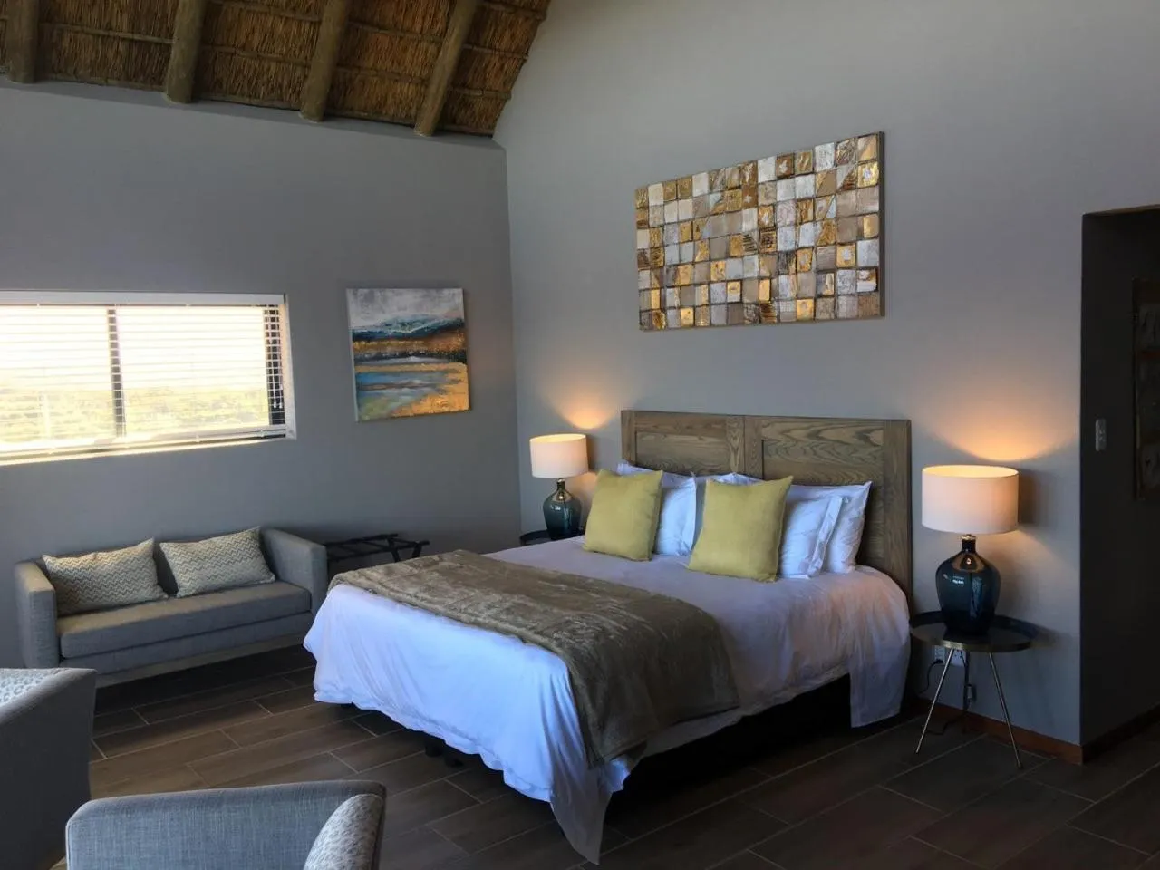 Bed in Jbay Zebra Lodge