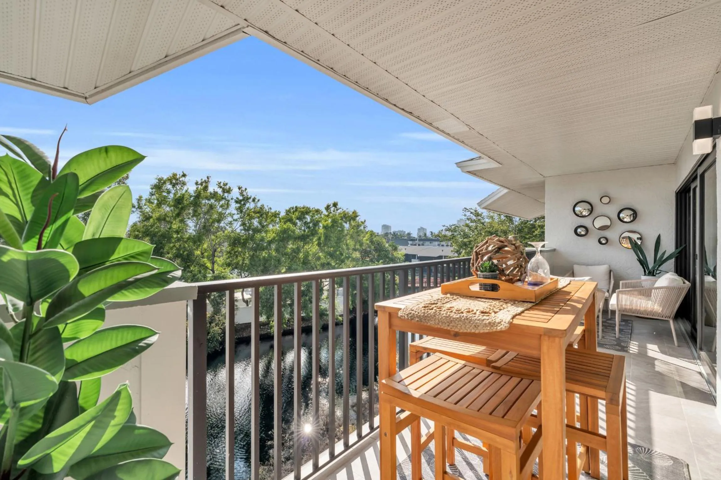 Patio in Park Shore Resort by Mike Z Rentals