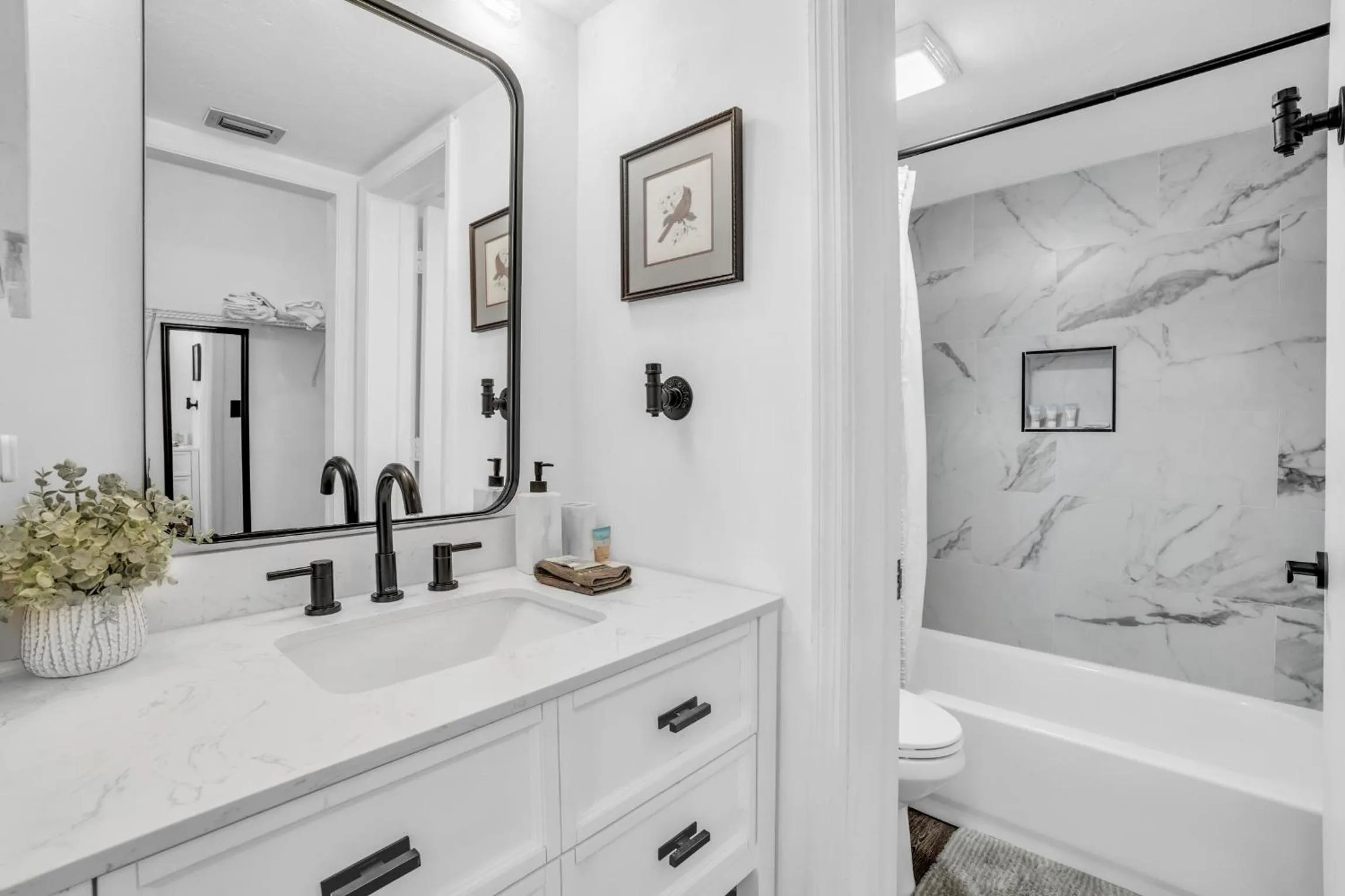 Bathroom in Park Shore Resort by Mike Z Rentals