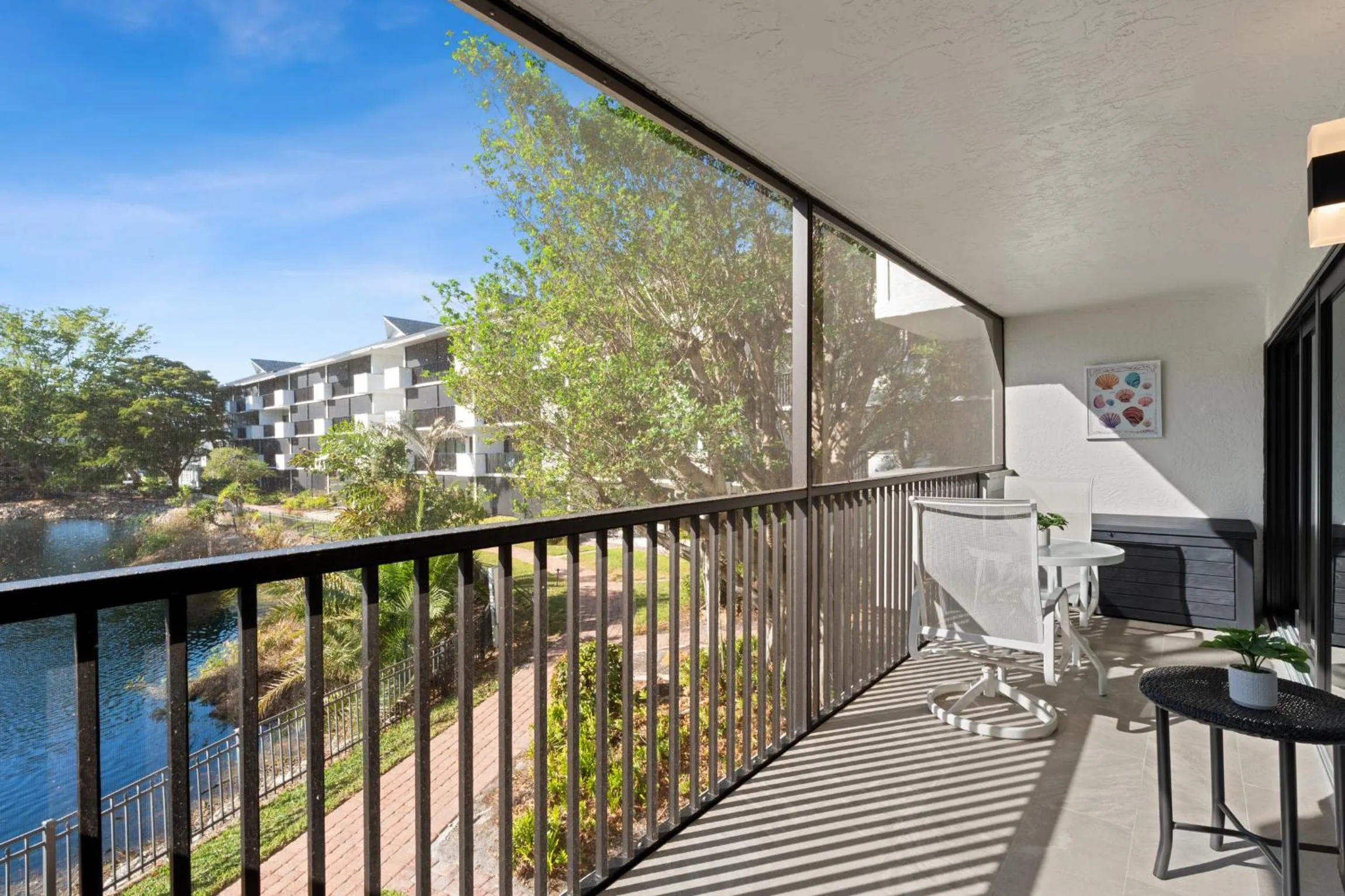 Patio in Park Shore Resort by Mike Z Rentals