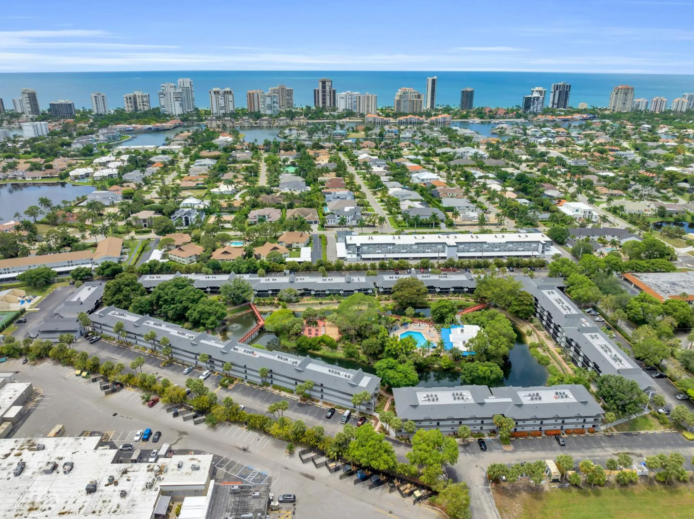 Property building in Park Shore Resort by Mike Z Rentals