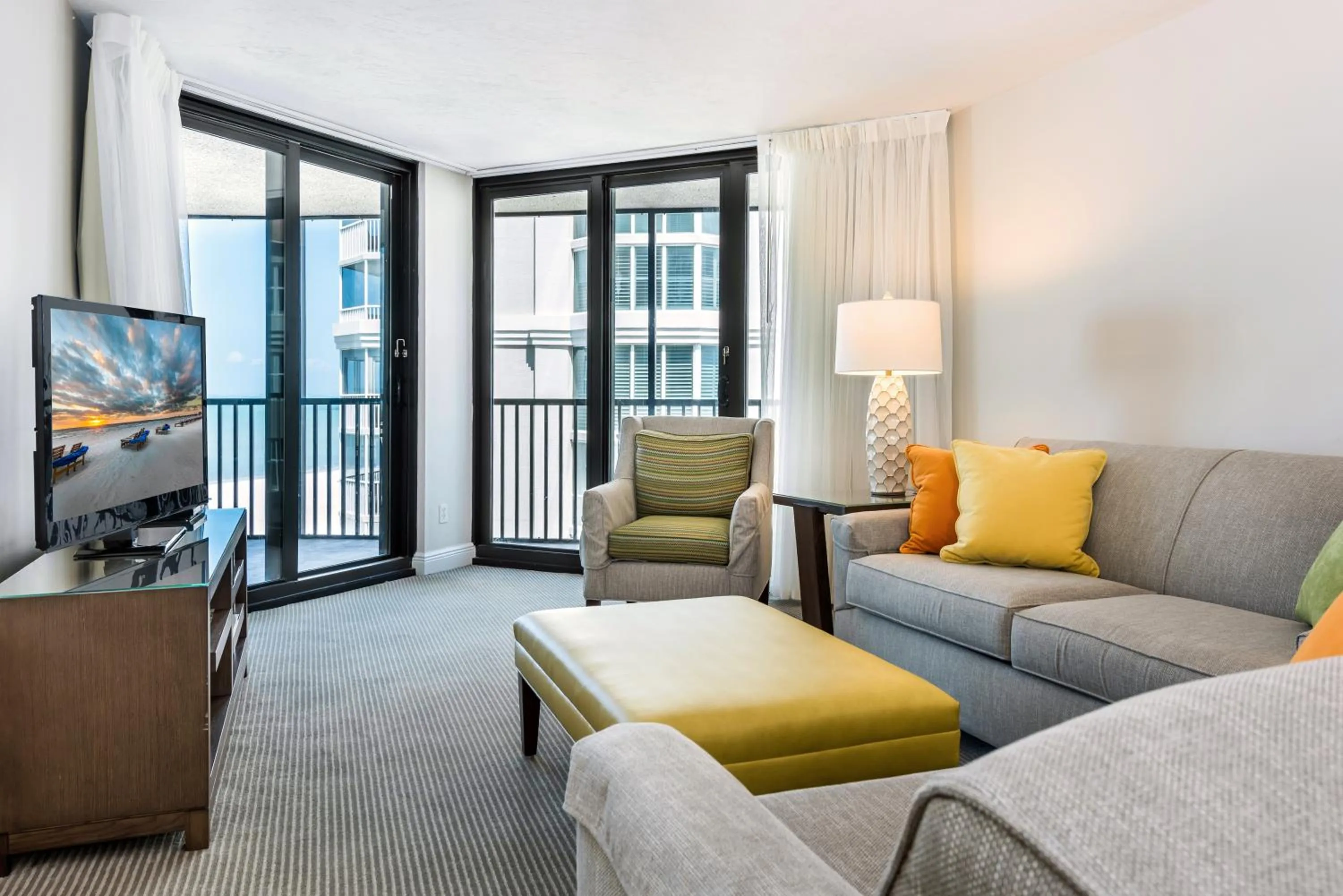 Living room in Pointe Estero Resort