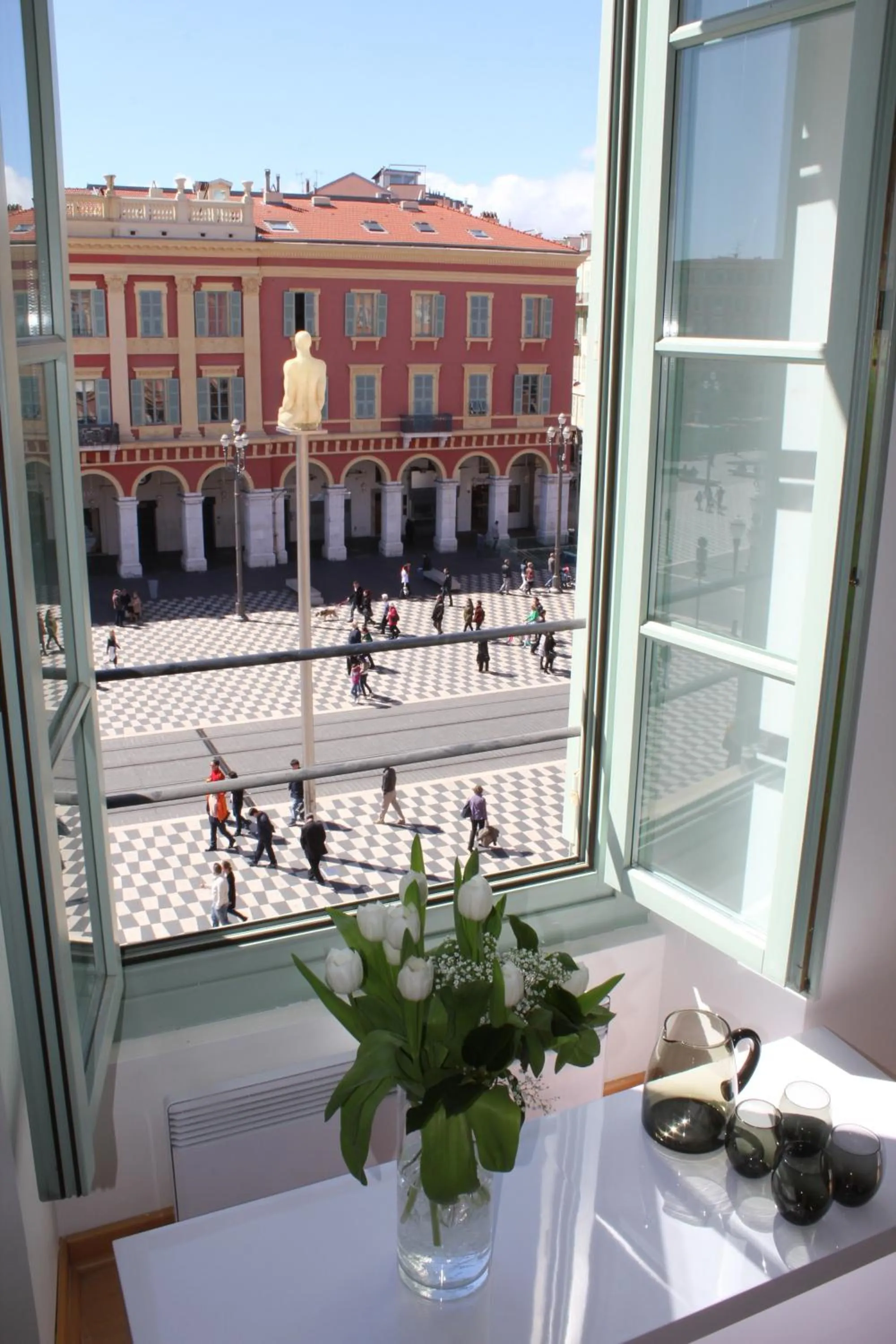 Landmark view in Nice Massena