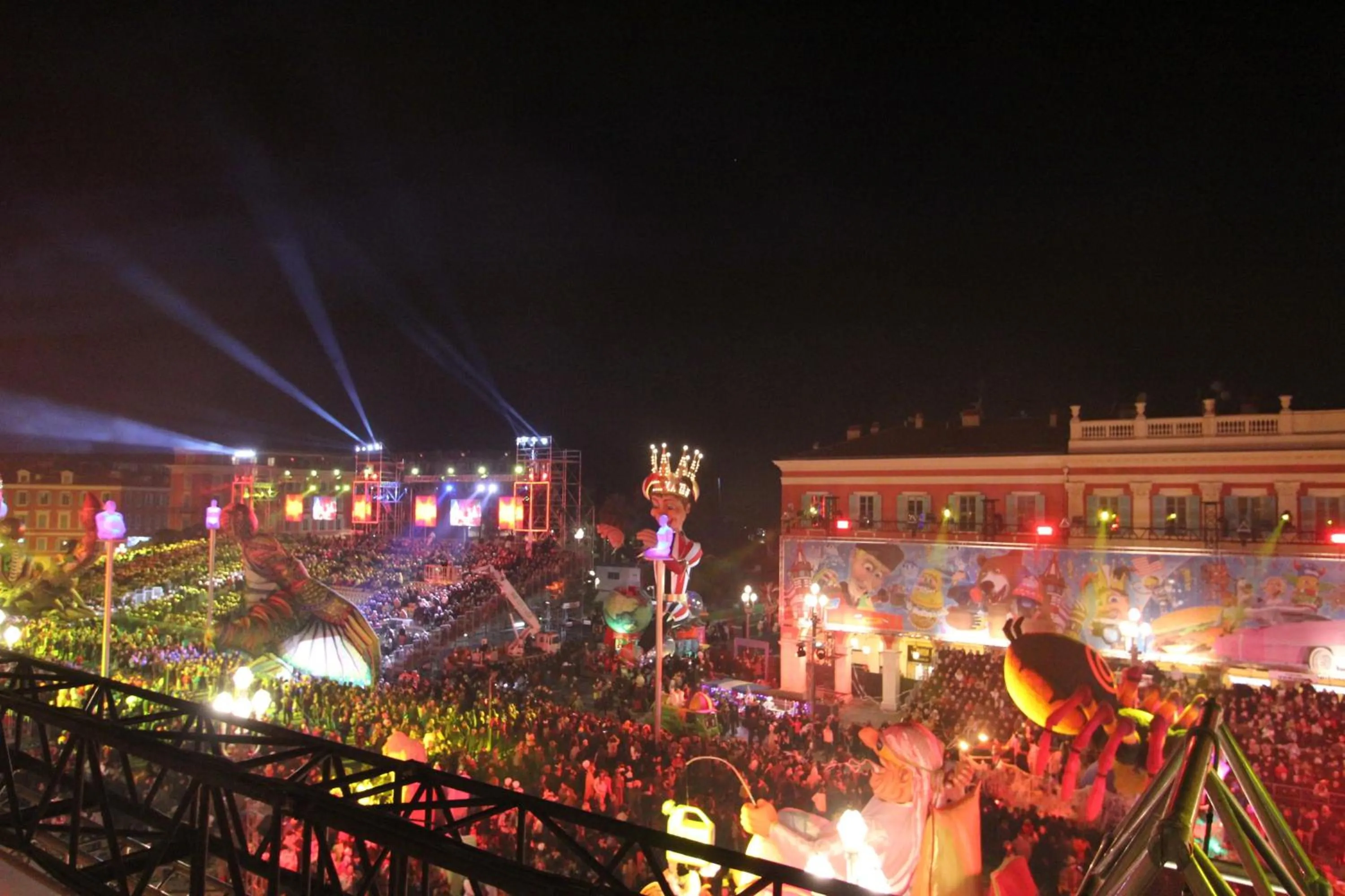 Landmark view in Nice Massena