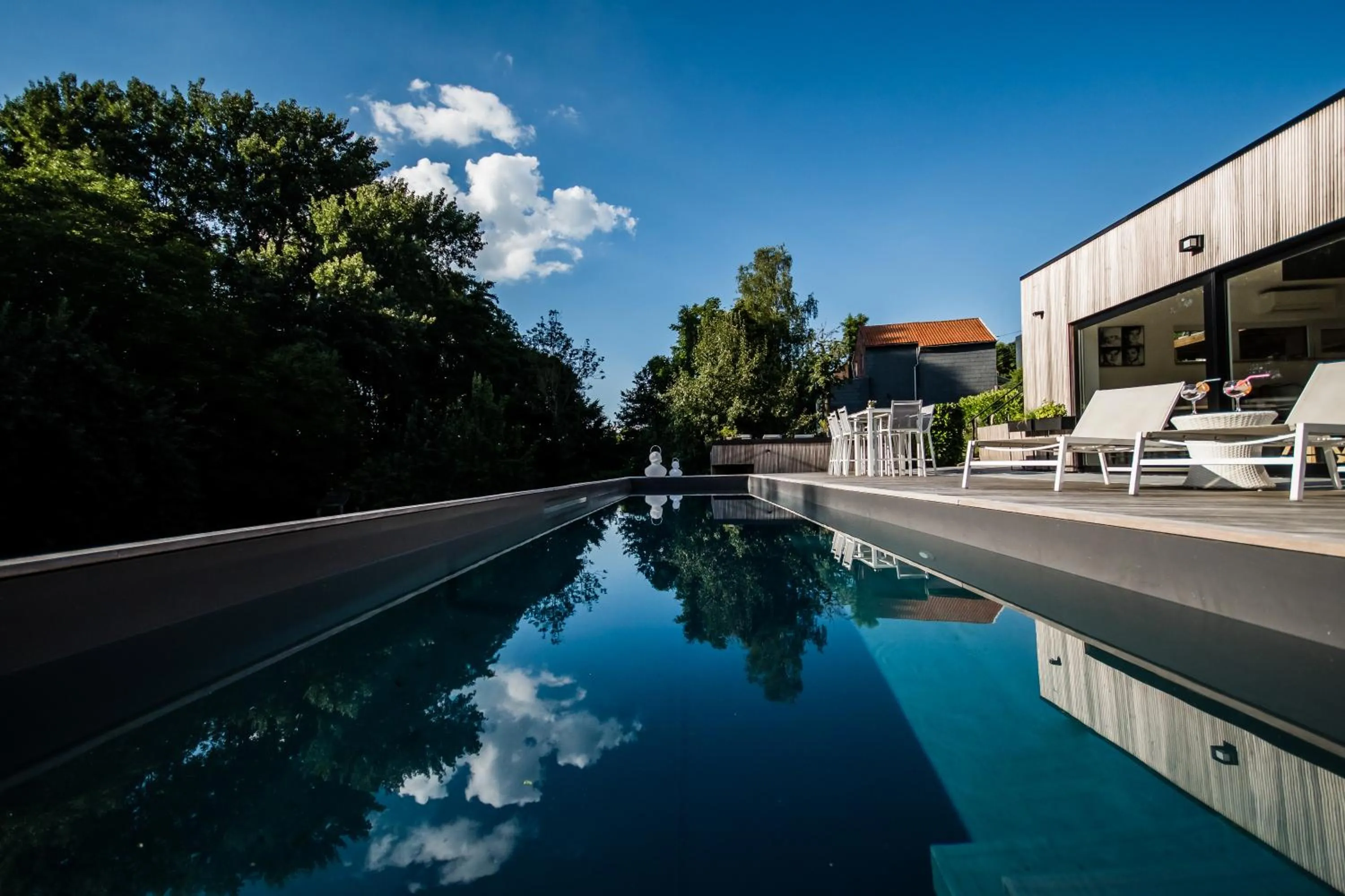 Swimming pool in Au Calme de Hosdent