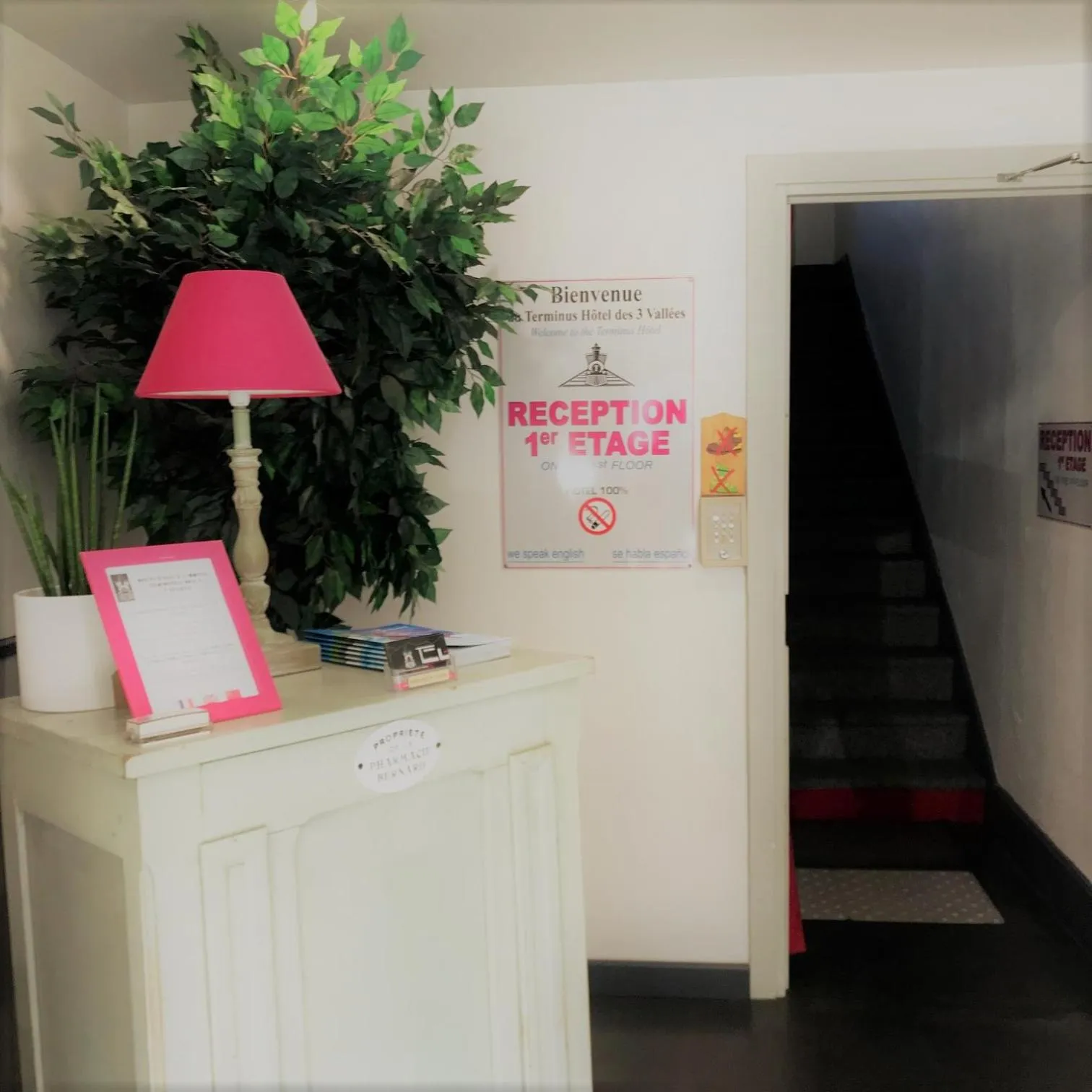 Lobby or reception in Terminus Hôtel des 3 Vallées