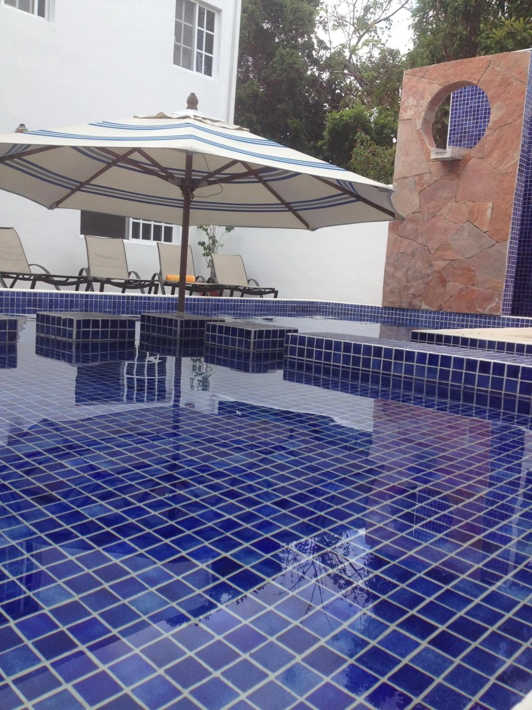 Swimming pool in Villa Escondida Guest House Cozumel Downtown