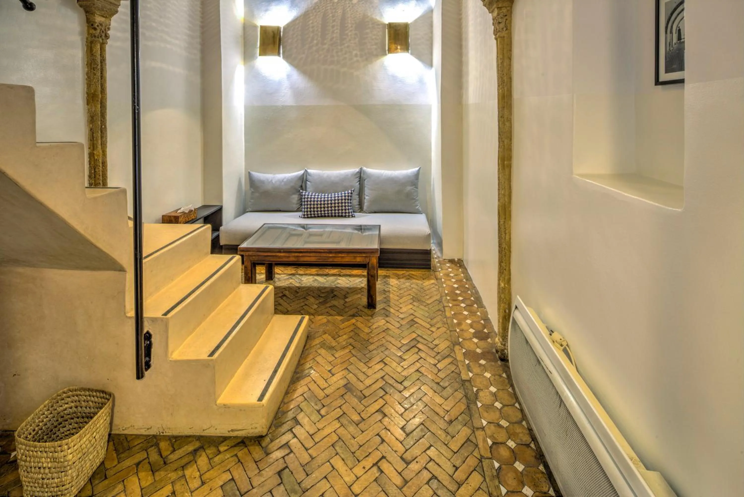 Seating area in Riad Amaris