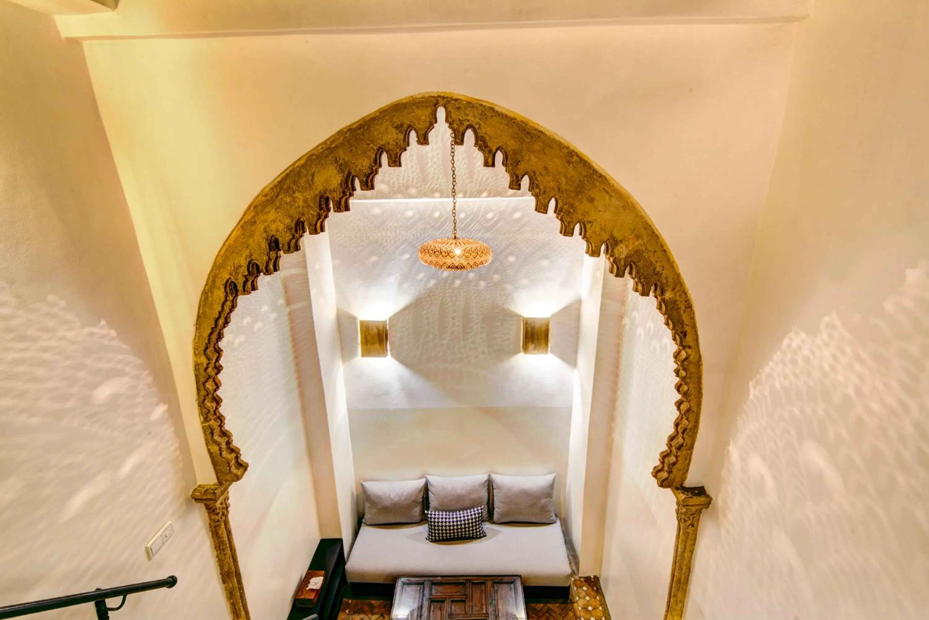 Living room in Riad Amaris