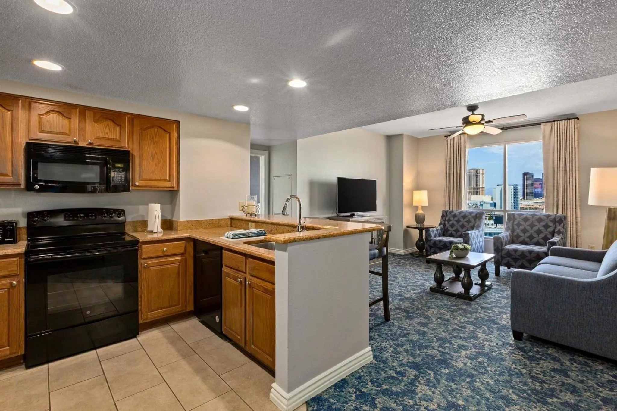 Communal kitchen in Club Wyndham Grand Desert