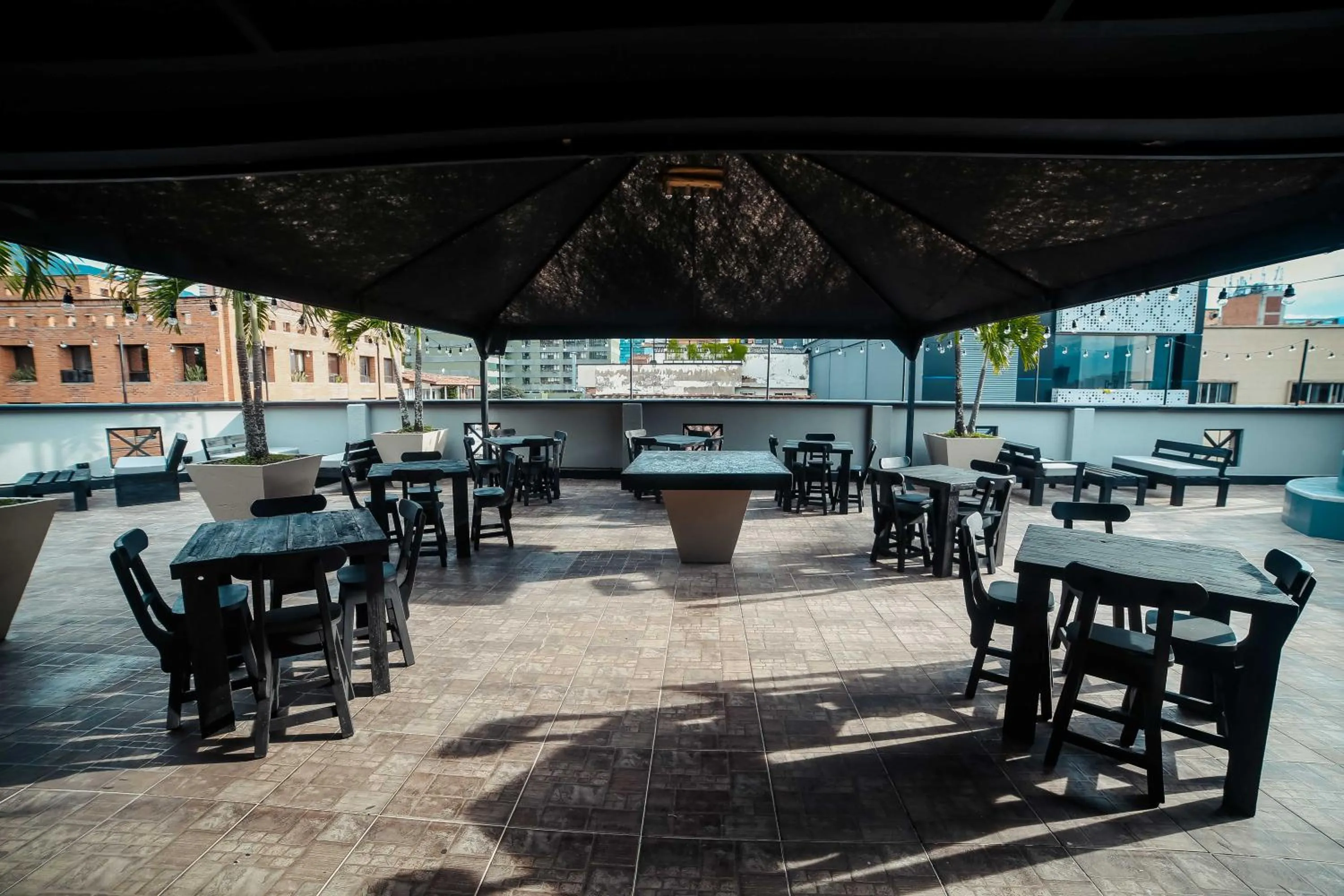 Balcony/Terrace in Hotel Tik Medellin