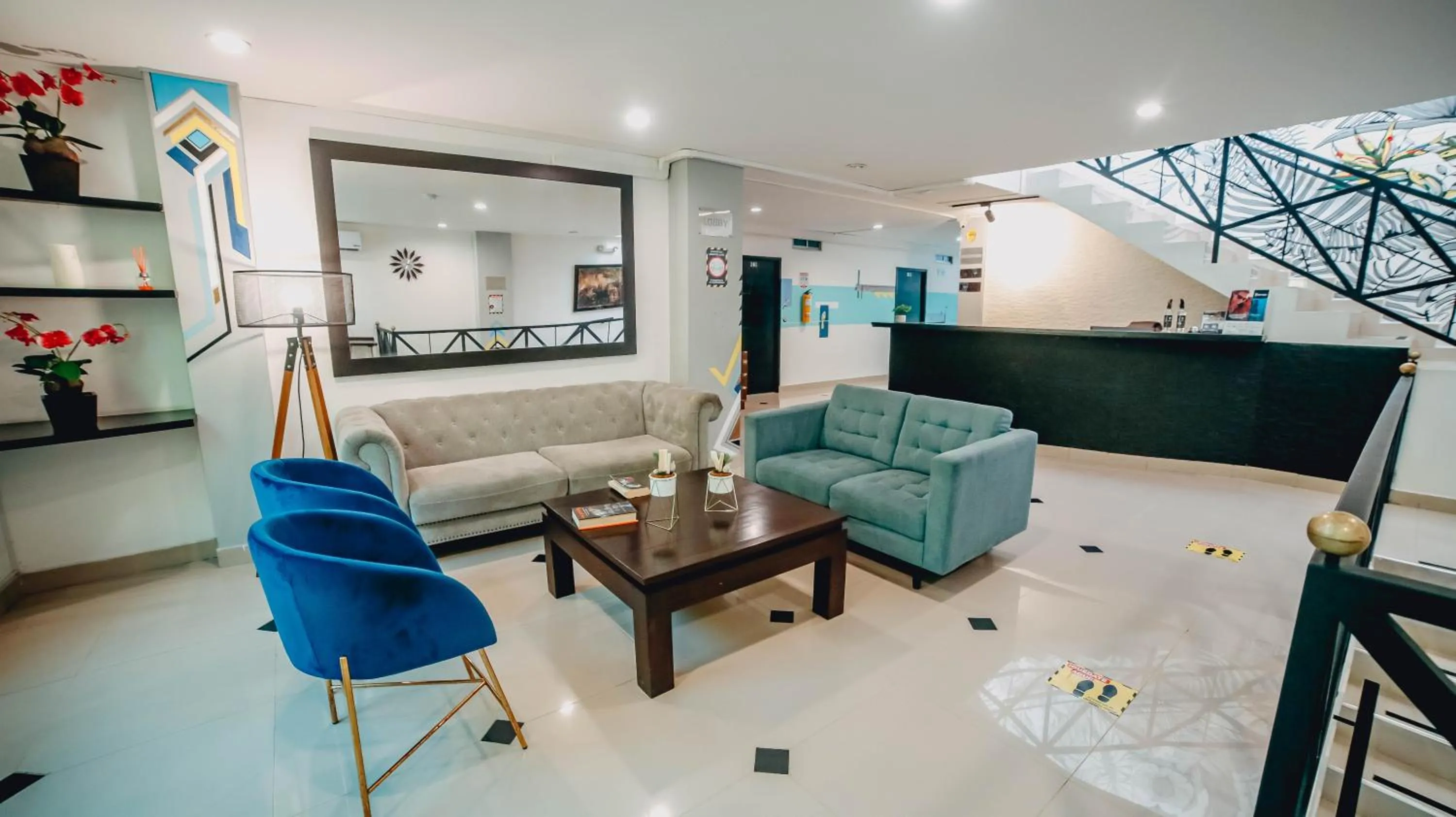 Living room in Hotel Tik Medellin