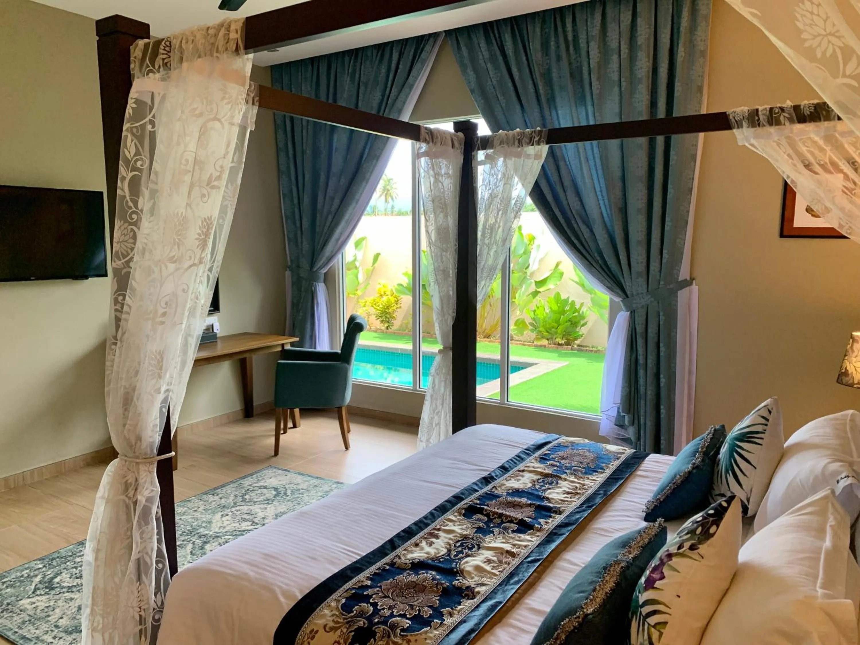 View (from property/room), Bed in The Paddy Field - Private Pool Villas