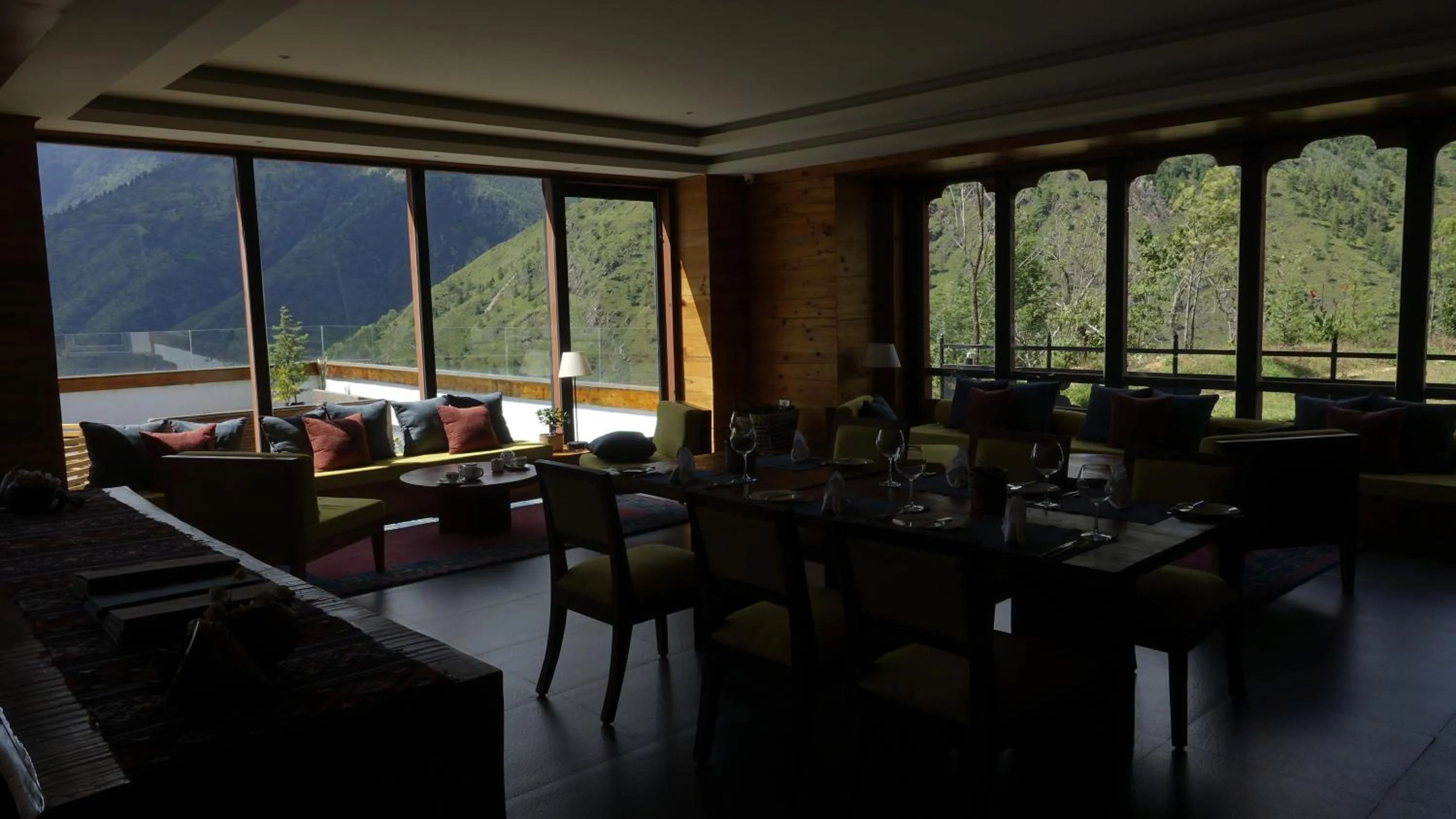 Living room in The Postcard Dewa, Thimphu, Bhutan