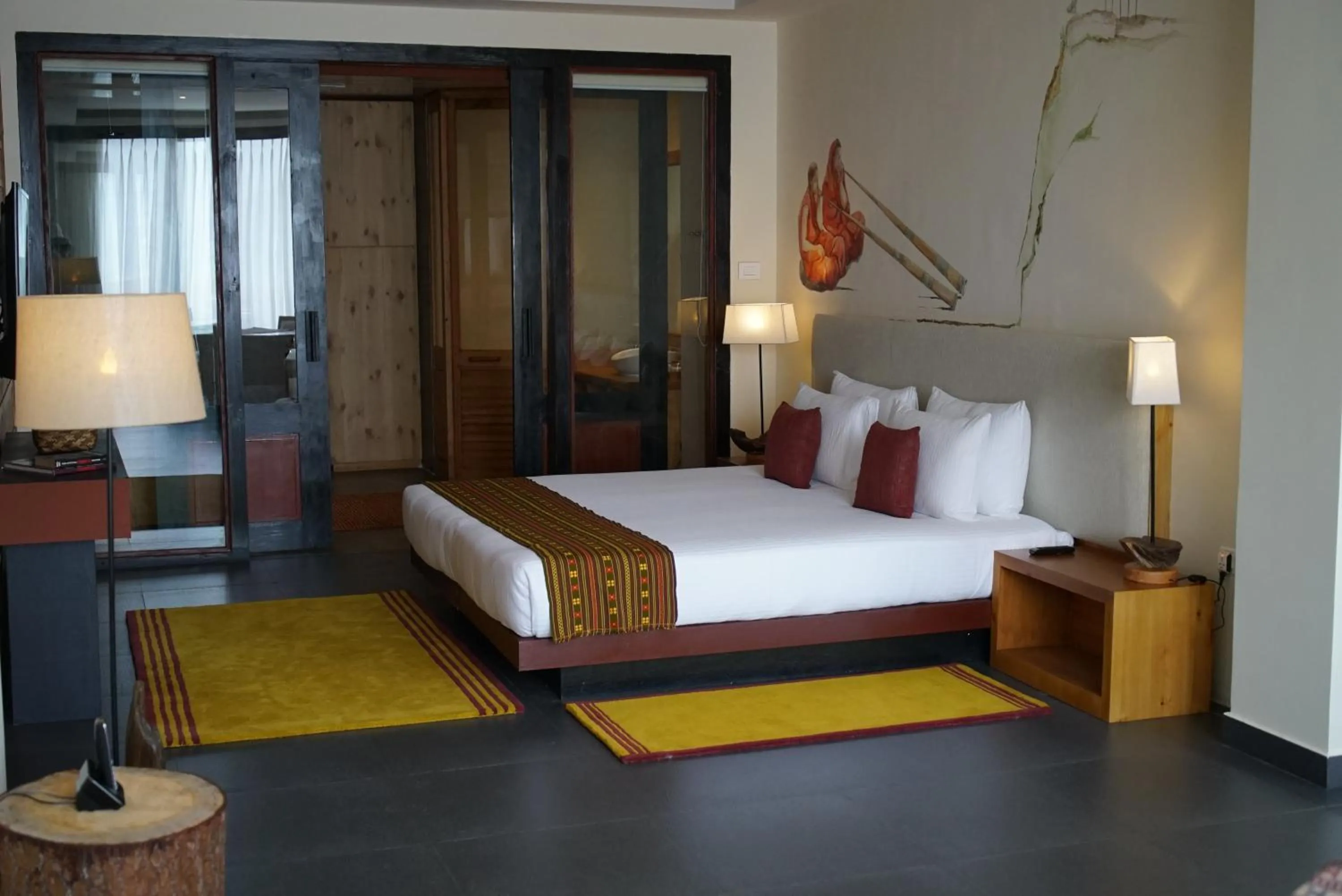 Bed in The Postcard Dewa, Thimphu, Bhutan